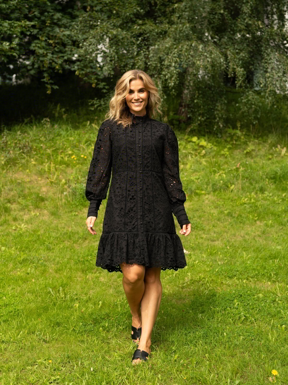 Y.A.S Alessia Dress Black