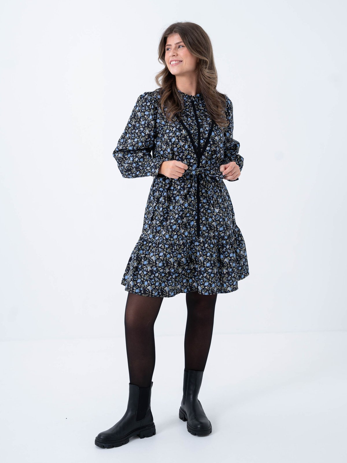 Y.A.S Miluma Long Sleeve Dress Black Miluma