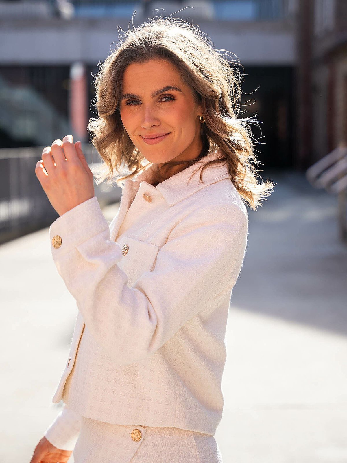 Y.A.S Snow Long Sleeve Jacket Birch