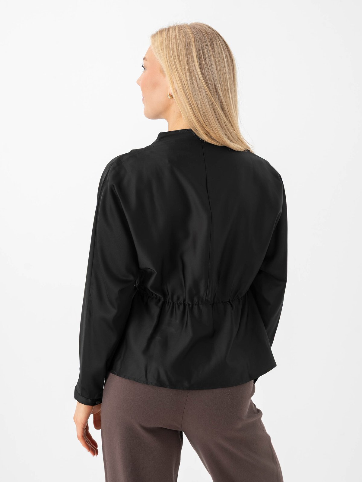 Y.A.S Yera Long Sleeve Top Black