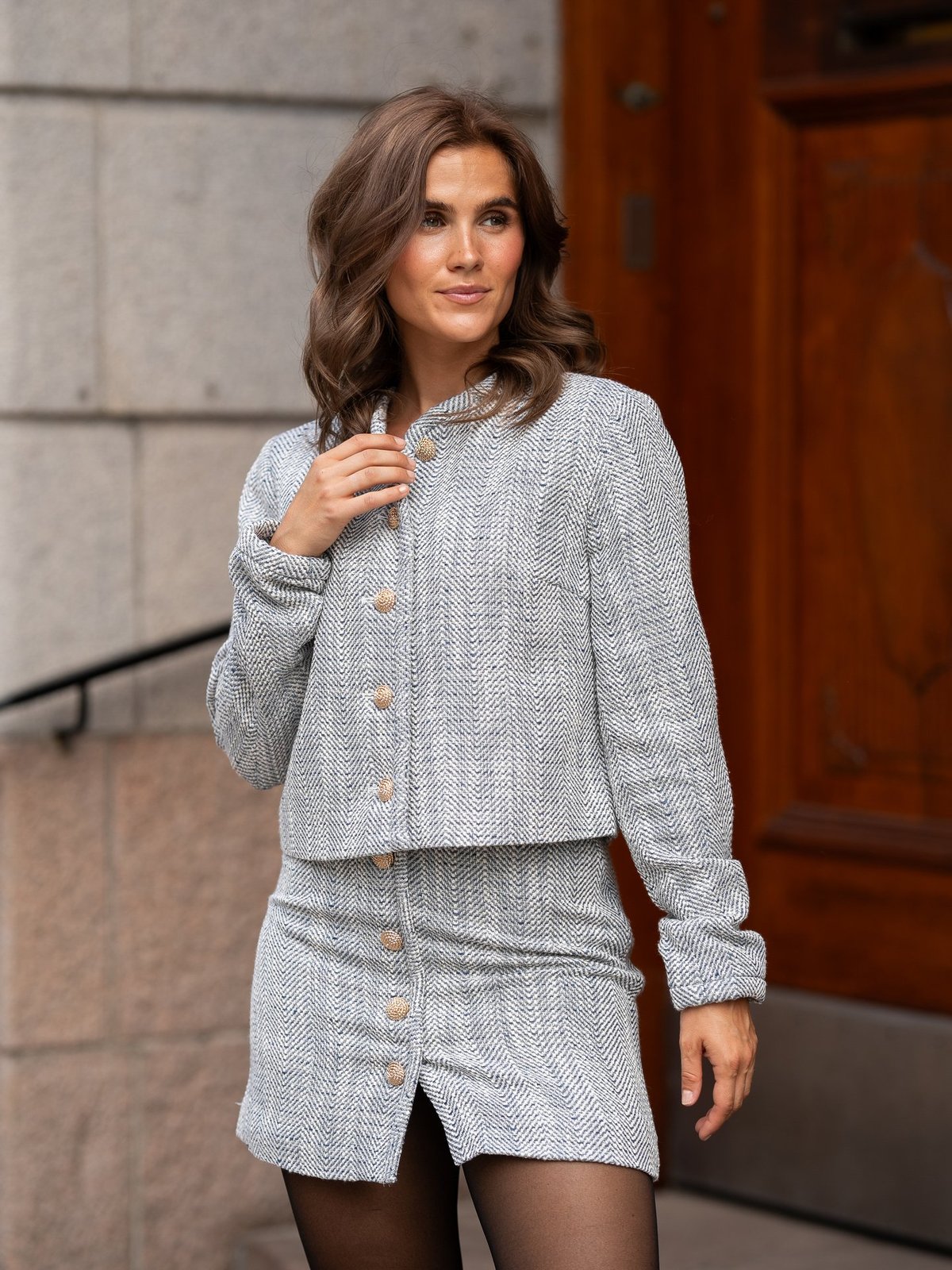 Y.A.S Norali Long Sleeve Jacket Navy Blazer