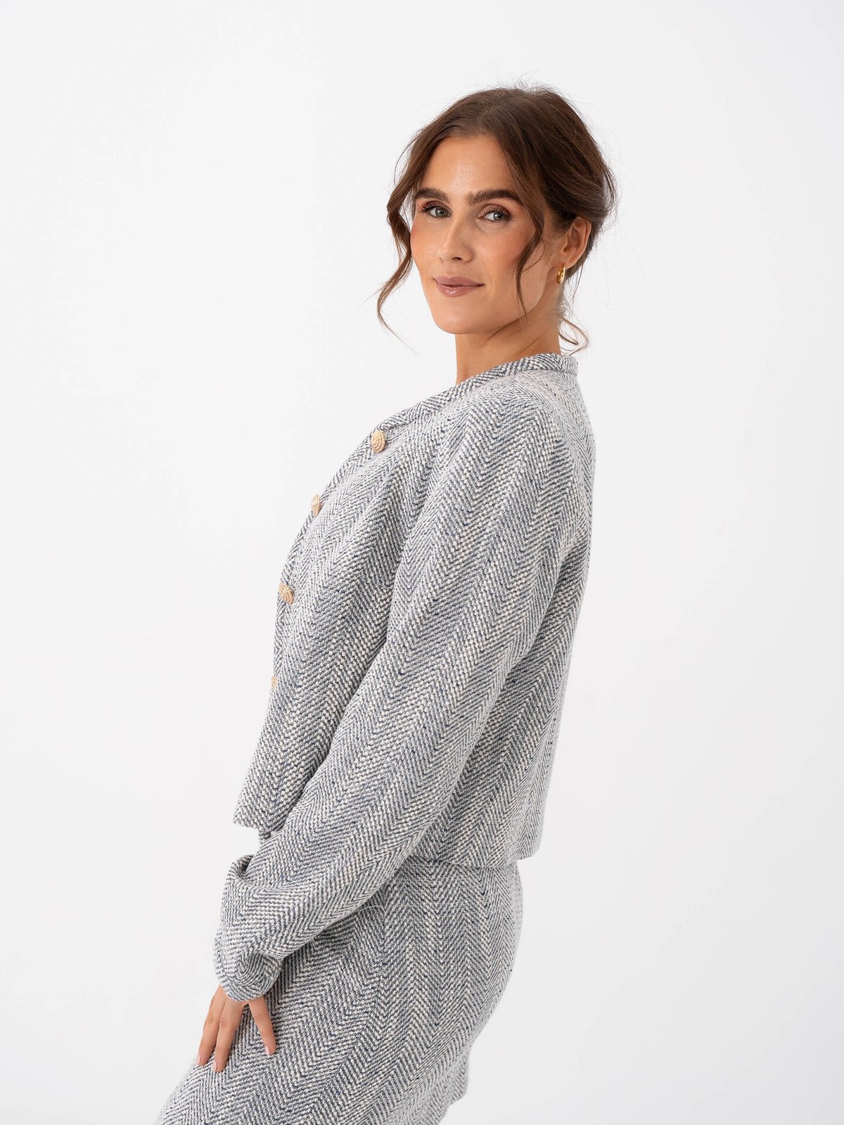 Y.A.S Norali Long Sleeve Jacket Navy Blazer