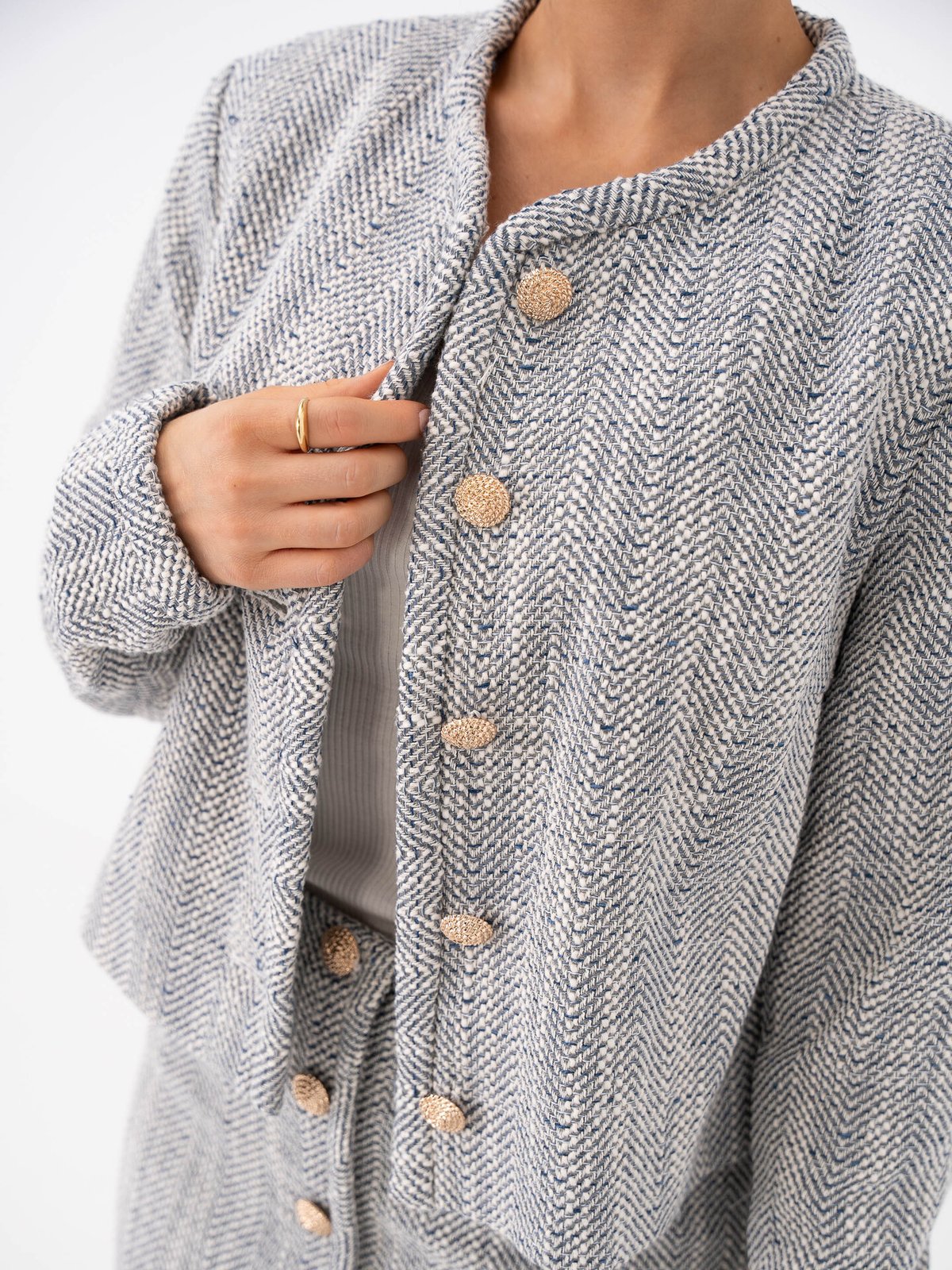 Y.A.S Norali Long Sleeve Jacket Navy Blazer