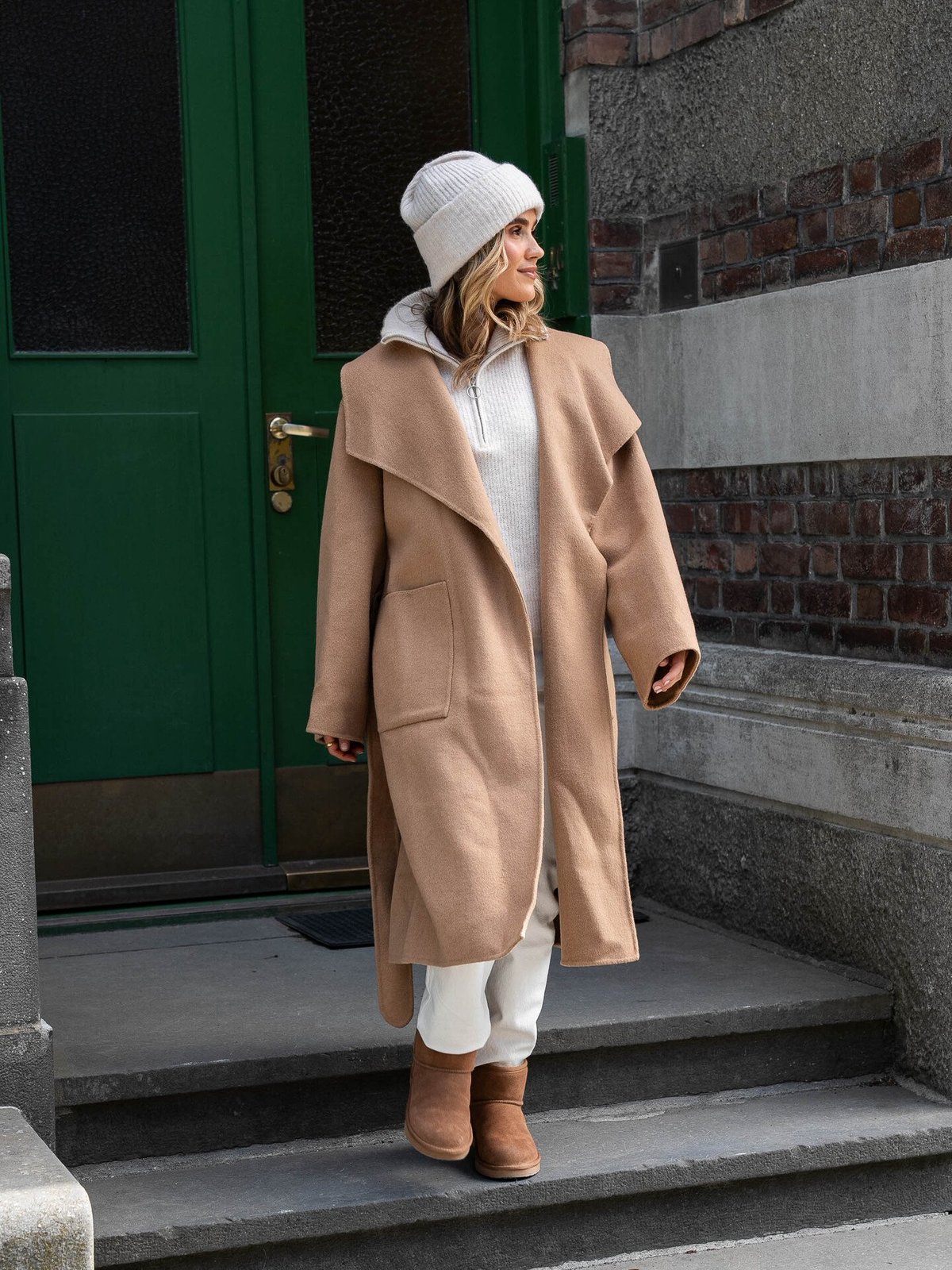 Y.A.S Uldan New Handmade Long Coat Safari