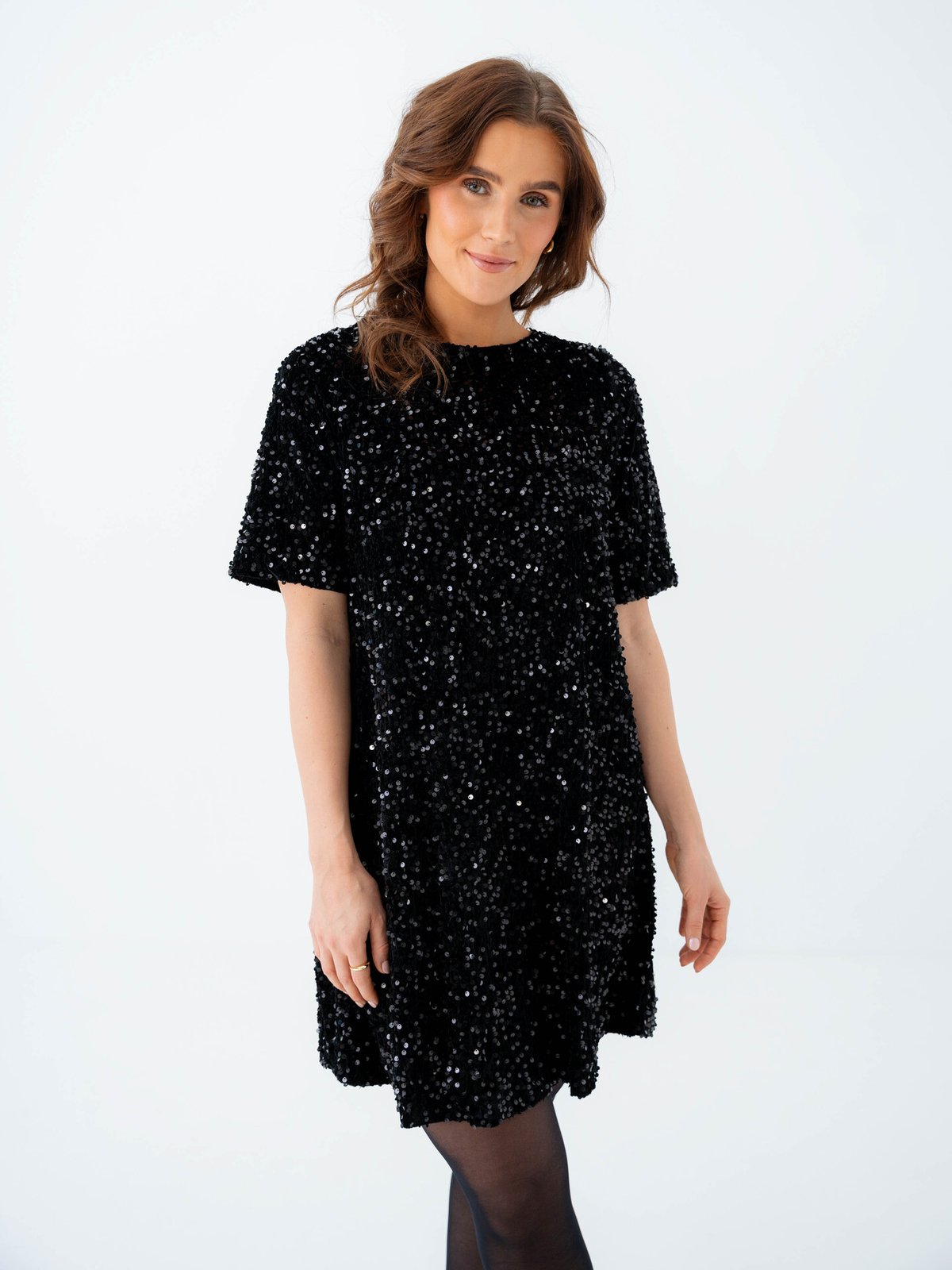 Y.A.S Fudsy 2/4 Short Dress Black
