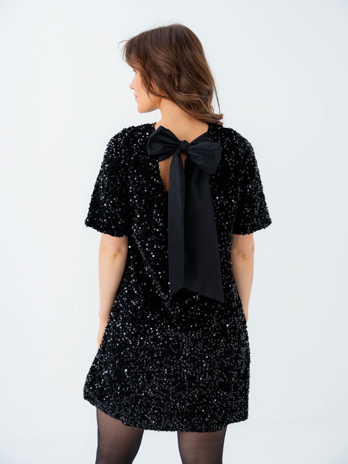 Y.A.S Fudsy 2/4 Short Dress Black