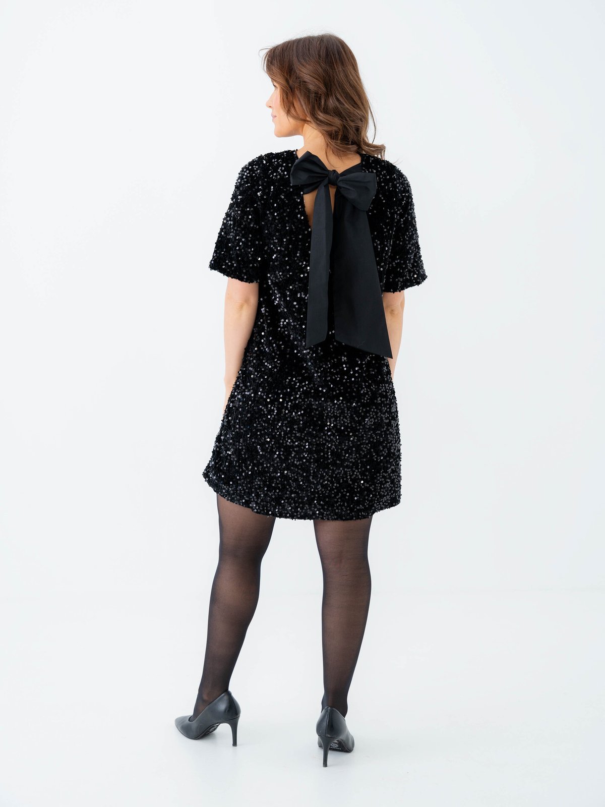 Y.A.S Fudsy 2/4 Short Dress Black