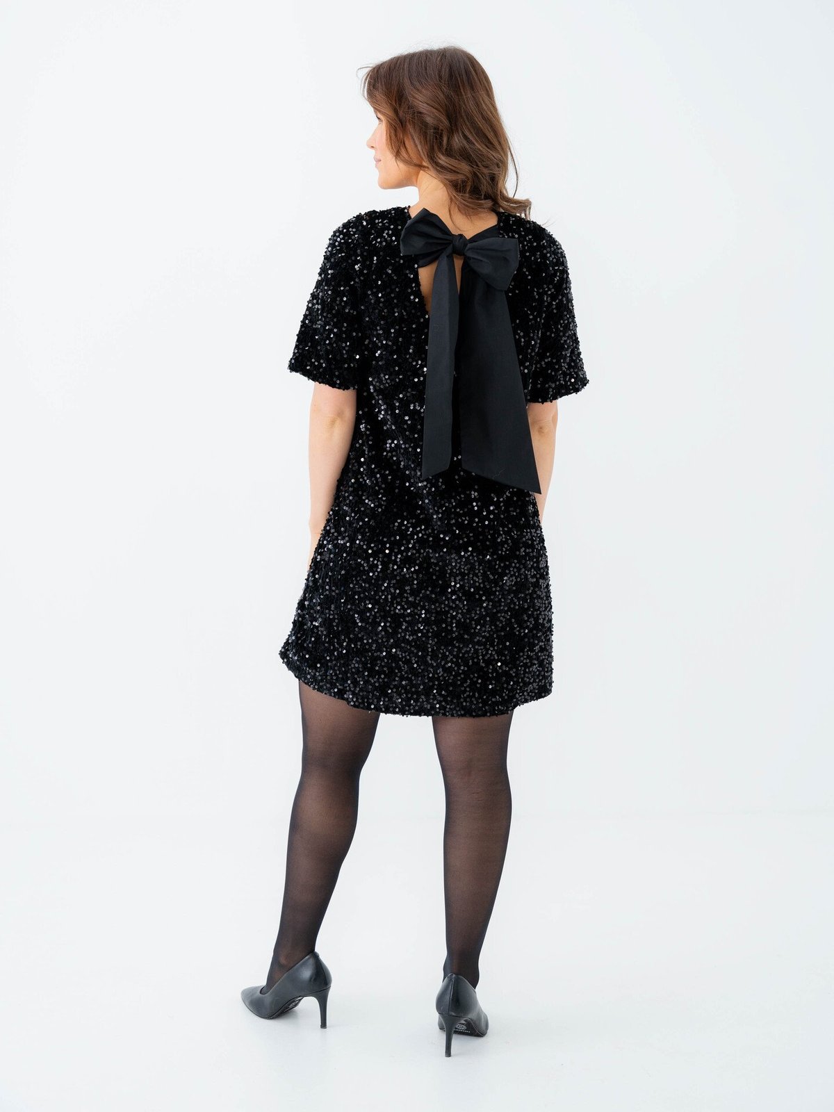 Y.A.S Fudsy 2/4 Short Dress Black