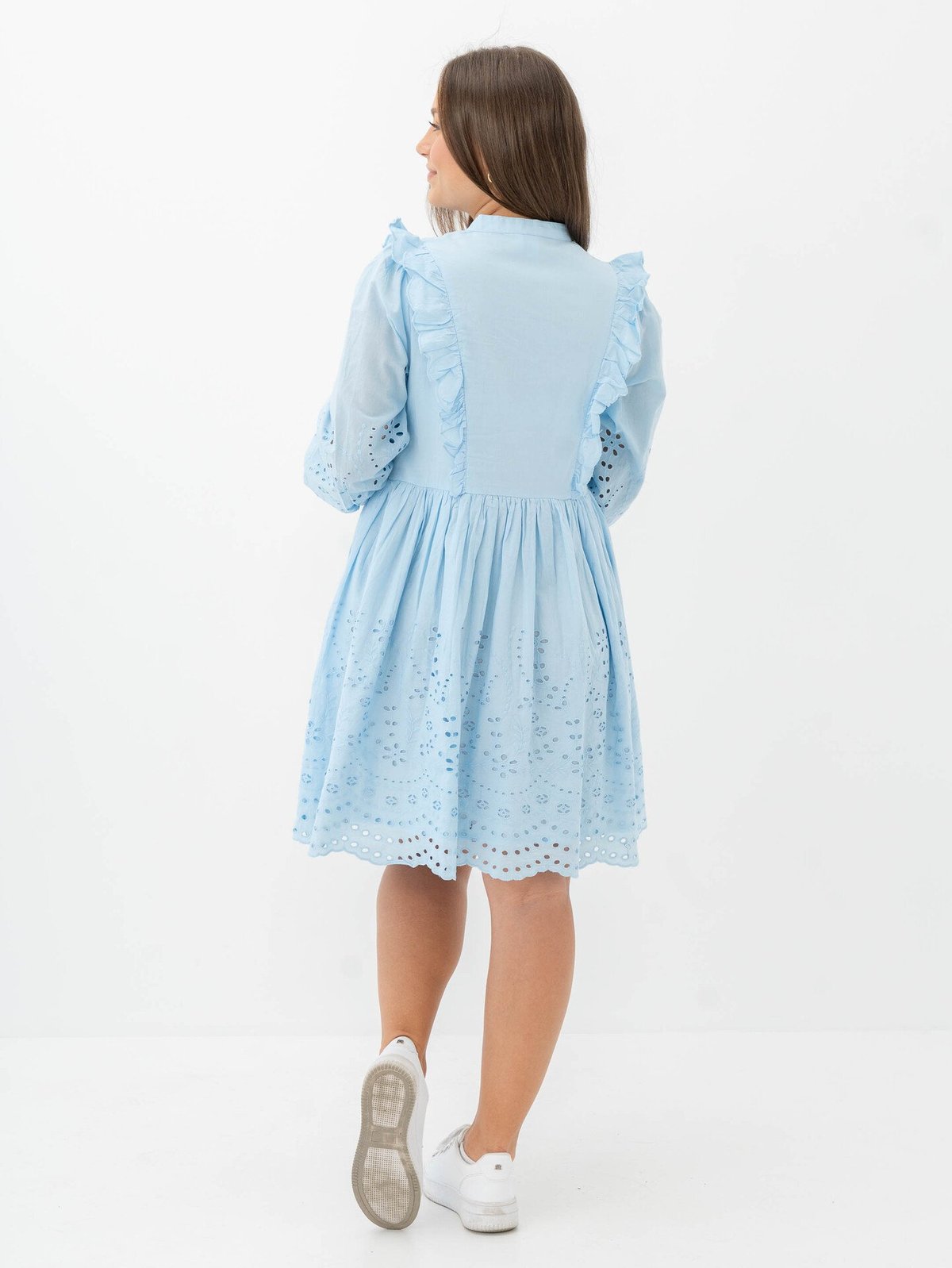 Y.A.S Luma Long Sleeve Dress Clear Sky