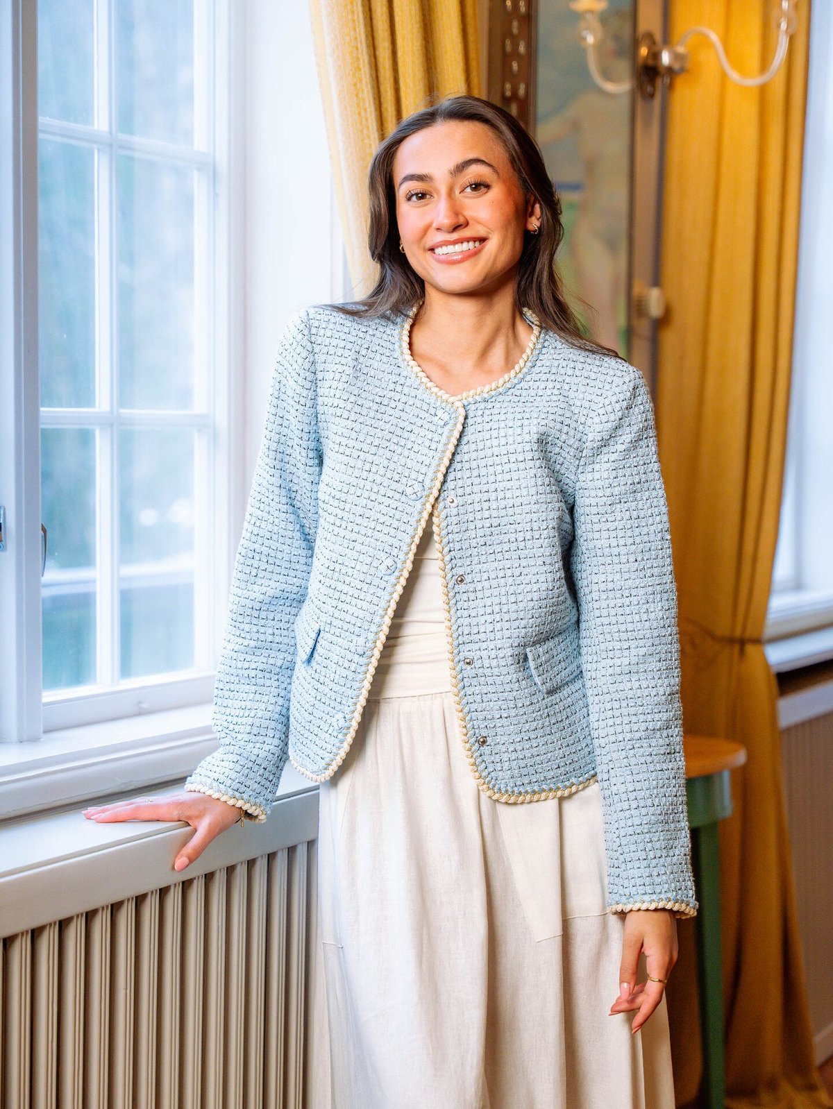 Y.A.S Clara Long Sleeve Jacket Clear Sky