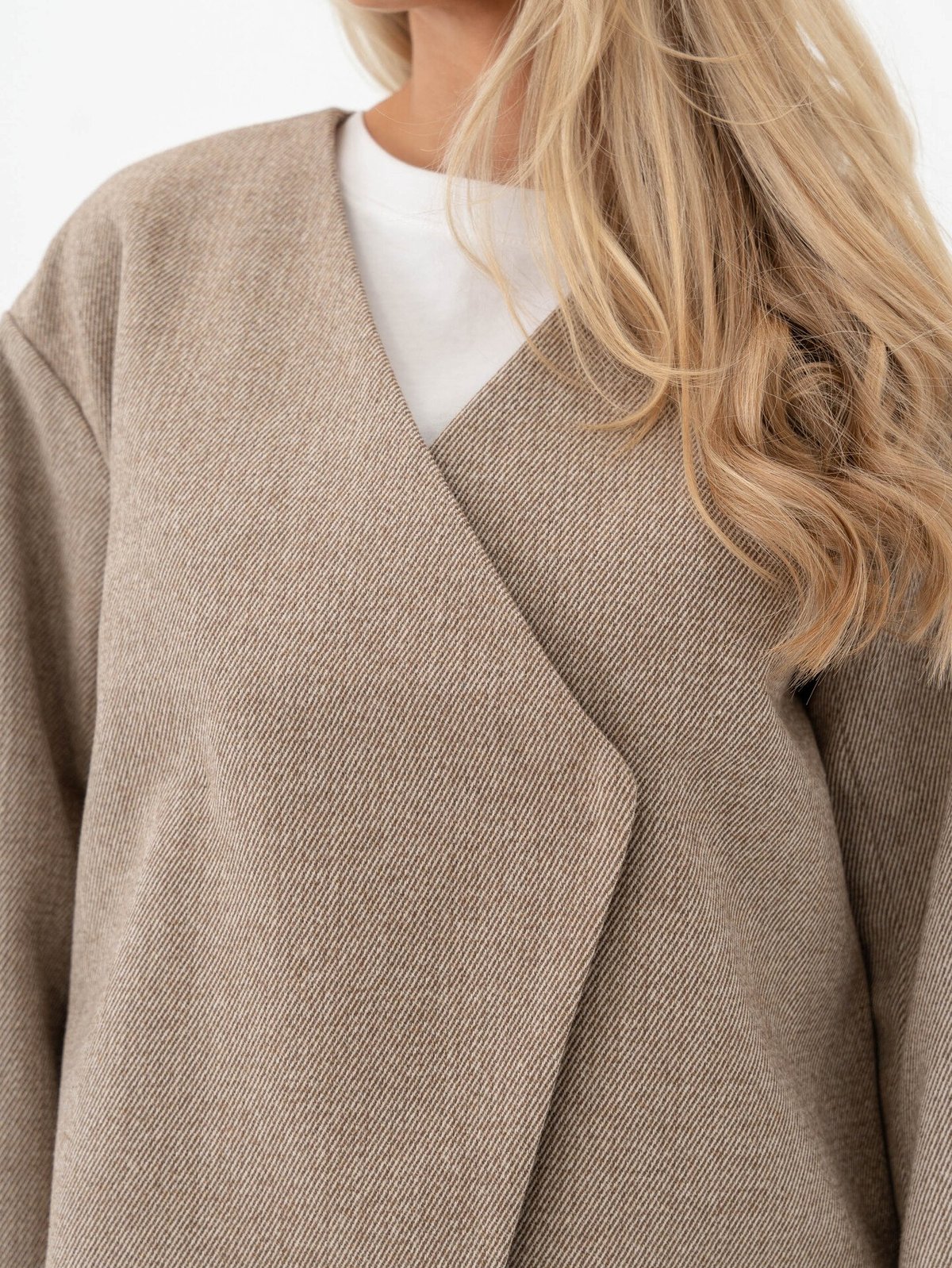 Y.A.S Spring Long Sleeve Jacket Toasted Coconut