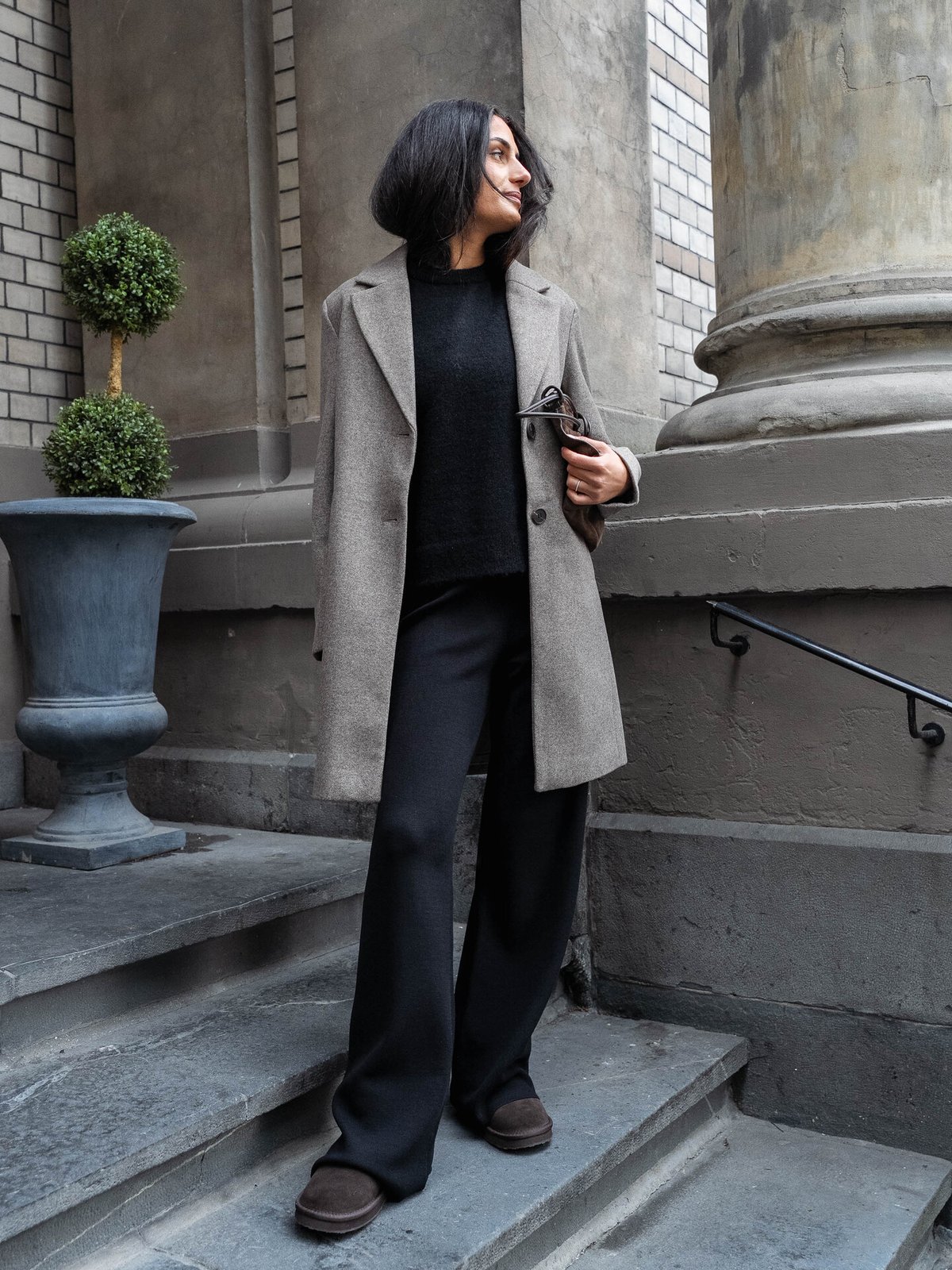 Y.A.S Fonny High Waist Knit Pant Black