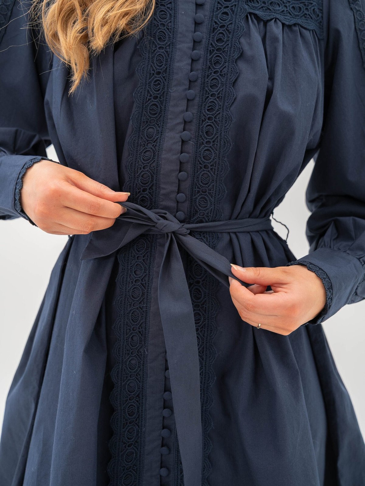 Y.A.S Pagira Long Sleeve High Neck Navy Blazer