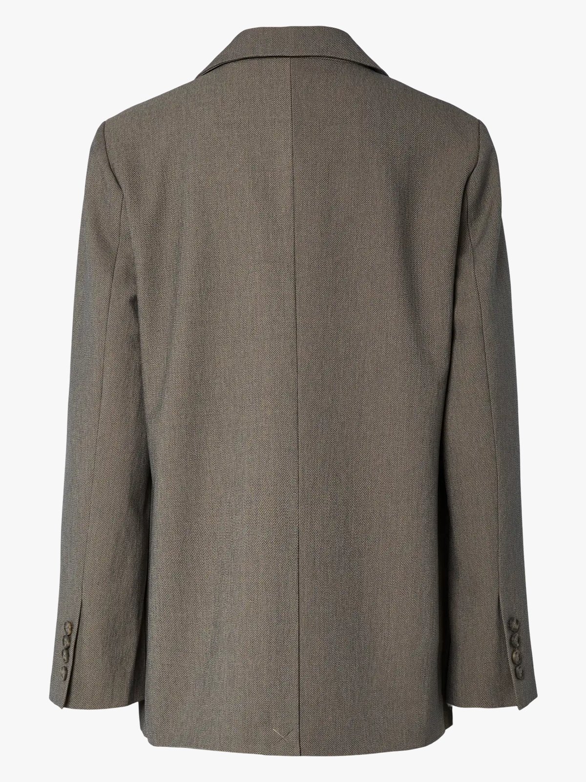 Y.A.S Reemaj Long Sleeve Blazer Grey Melange