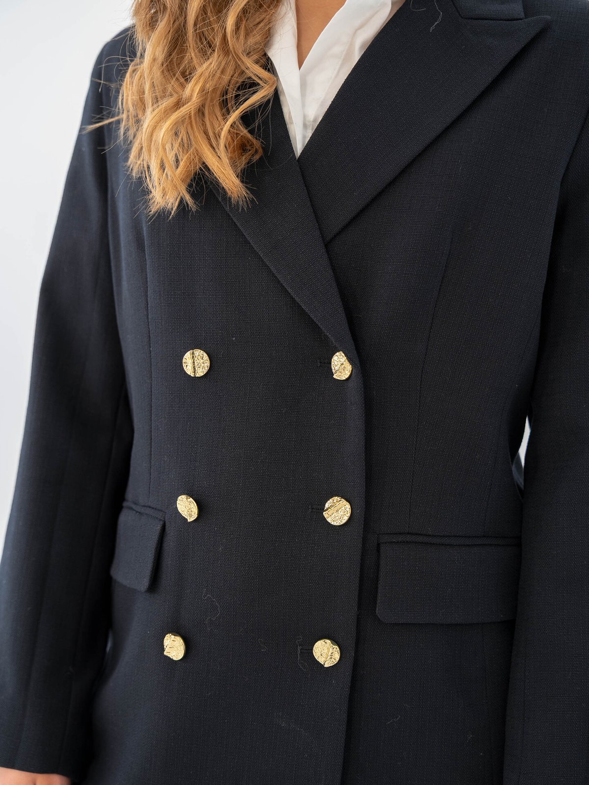 Y.A.S Imula Long Sleeve Blazer Navy Blazer