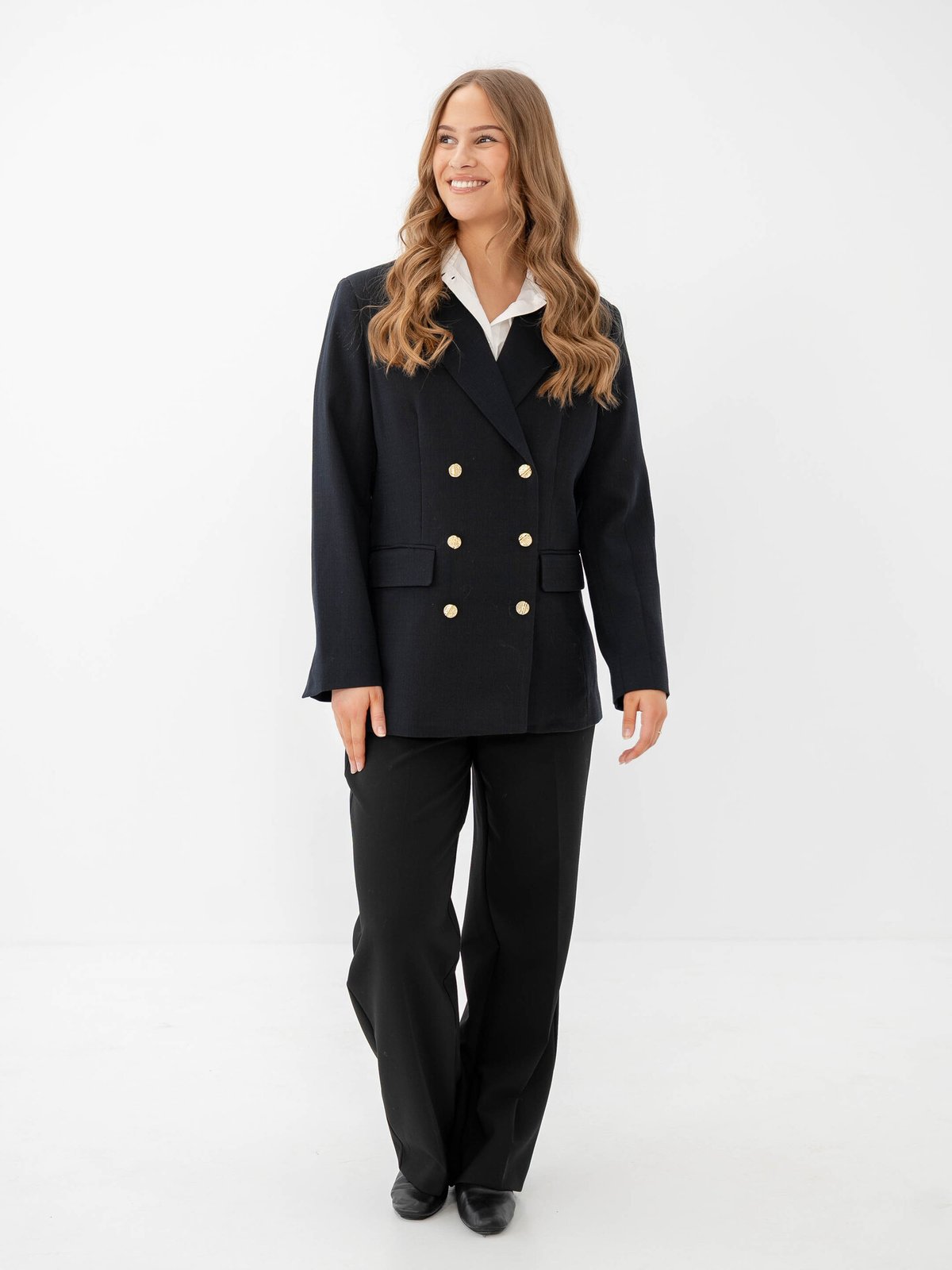 Y.A.S Imula Long Sleeve Blazer Navy Blazer