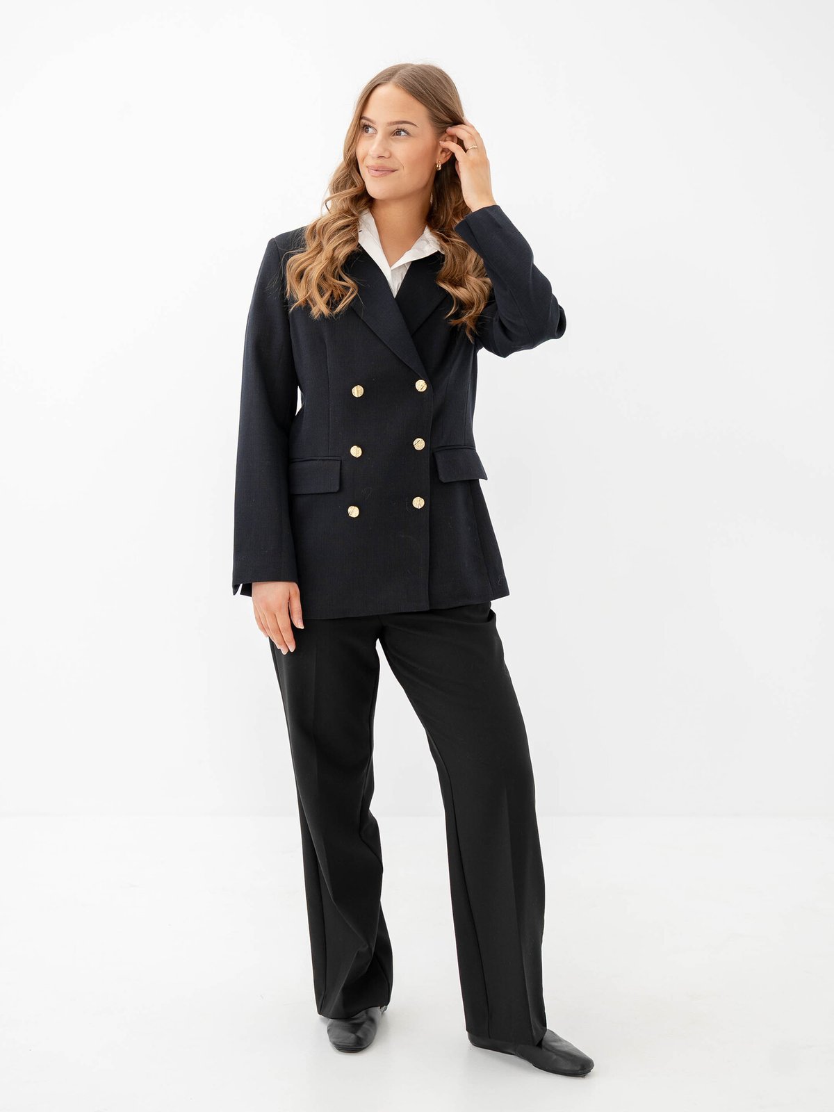Y.A.S Imula Long Sleeve Blazer Navy Blazer