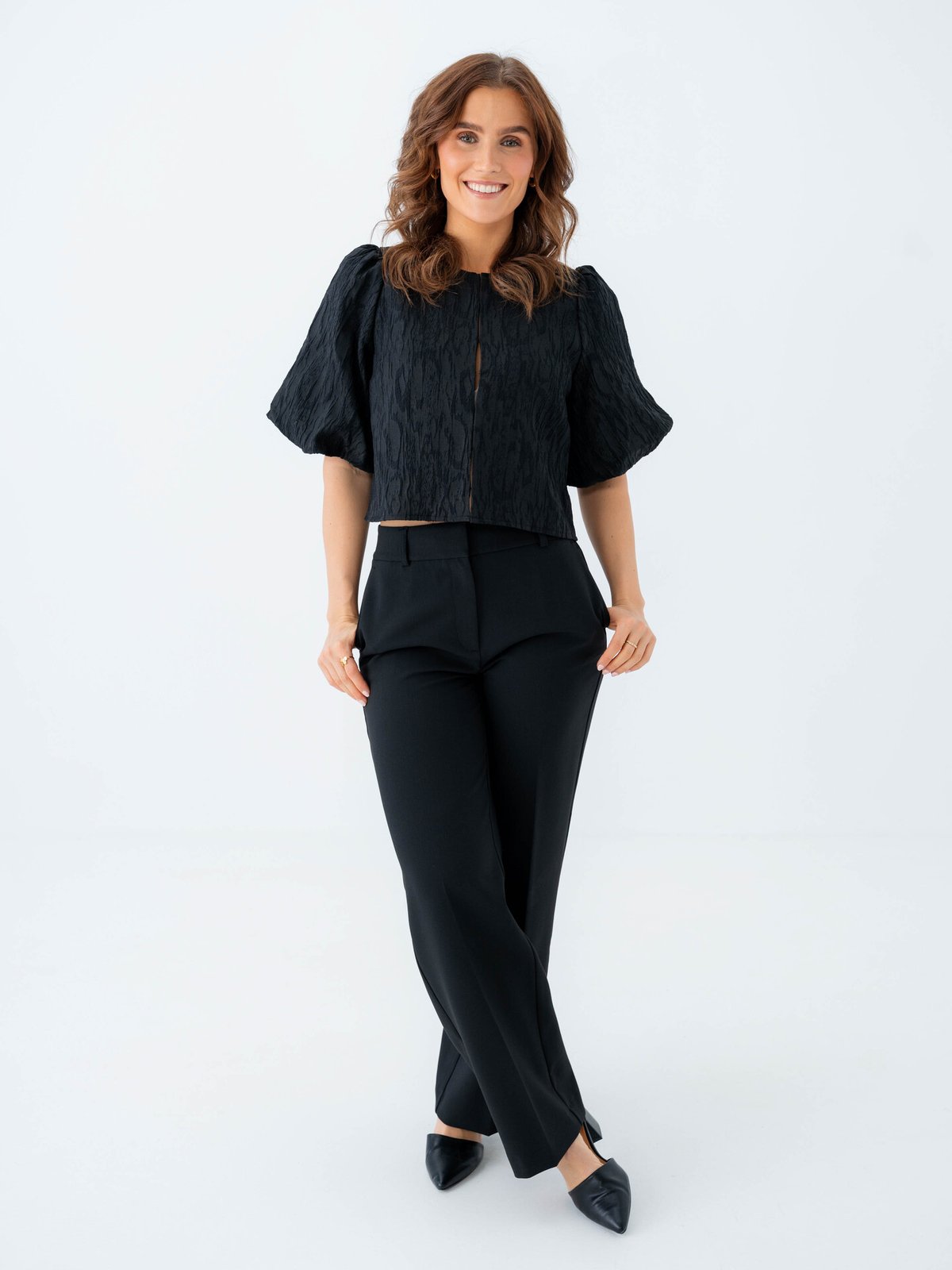 Y.A.S Minu Short 2/4 Top Black