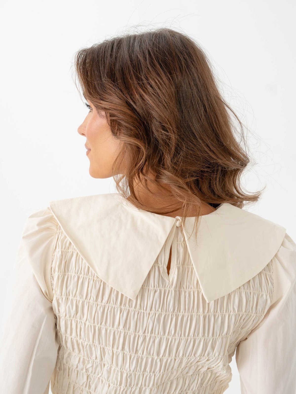 Y.A.S Roma Long Sleeve Top Birch