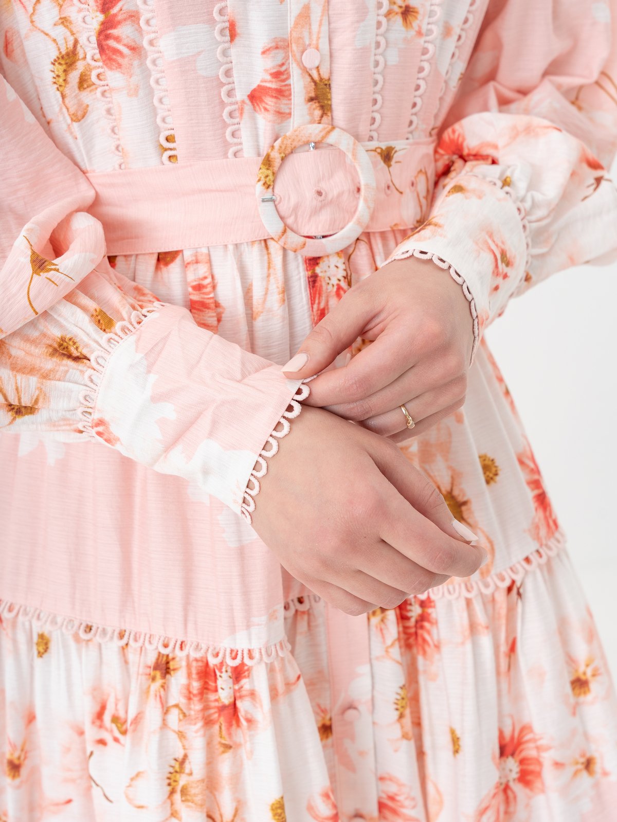 Y.A.S Billa Long Sleeve Long Dress Chintz Rose
