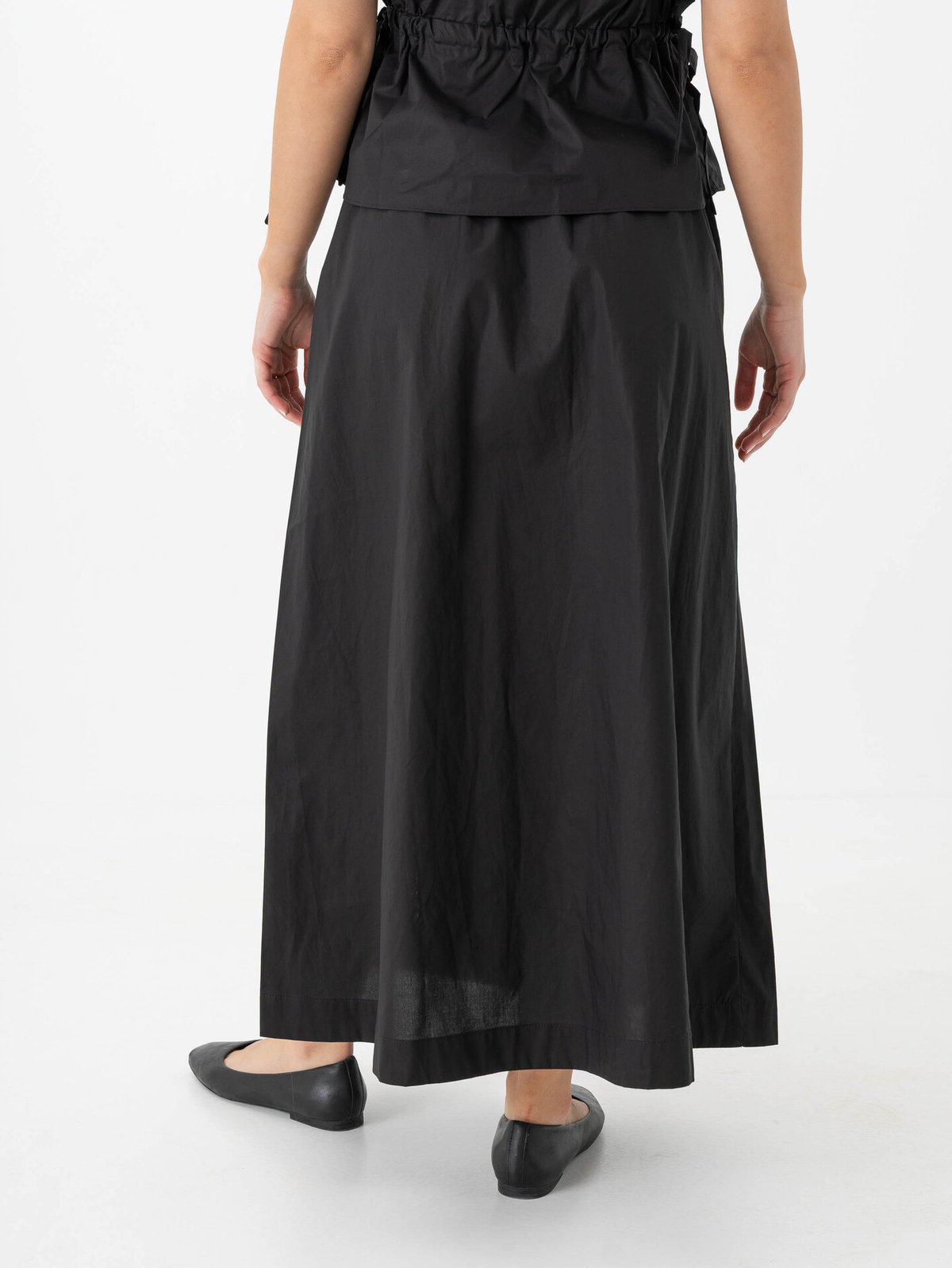 Y.A.S Ulea High Waist Long Skirt Black