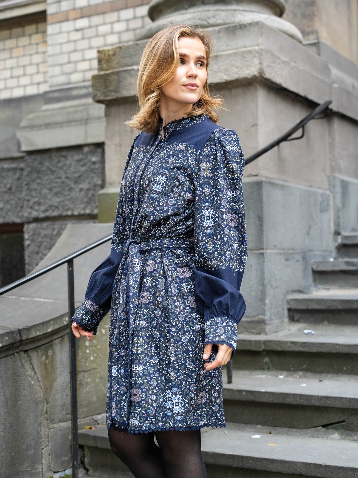 Y.A.S Tillo Long Sleeve Dress Navy Blazer