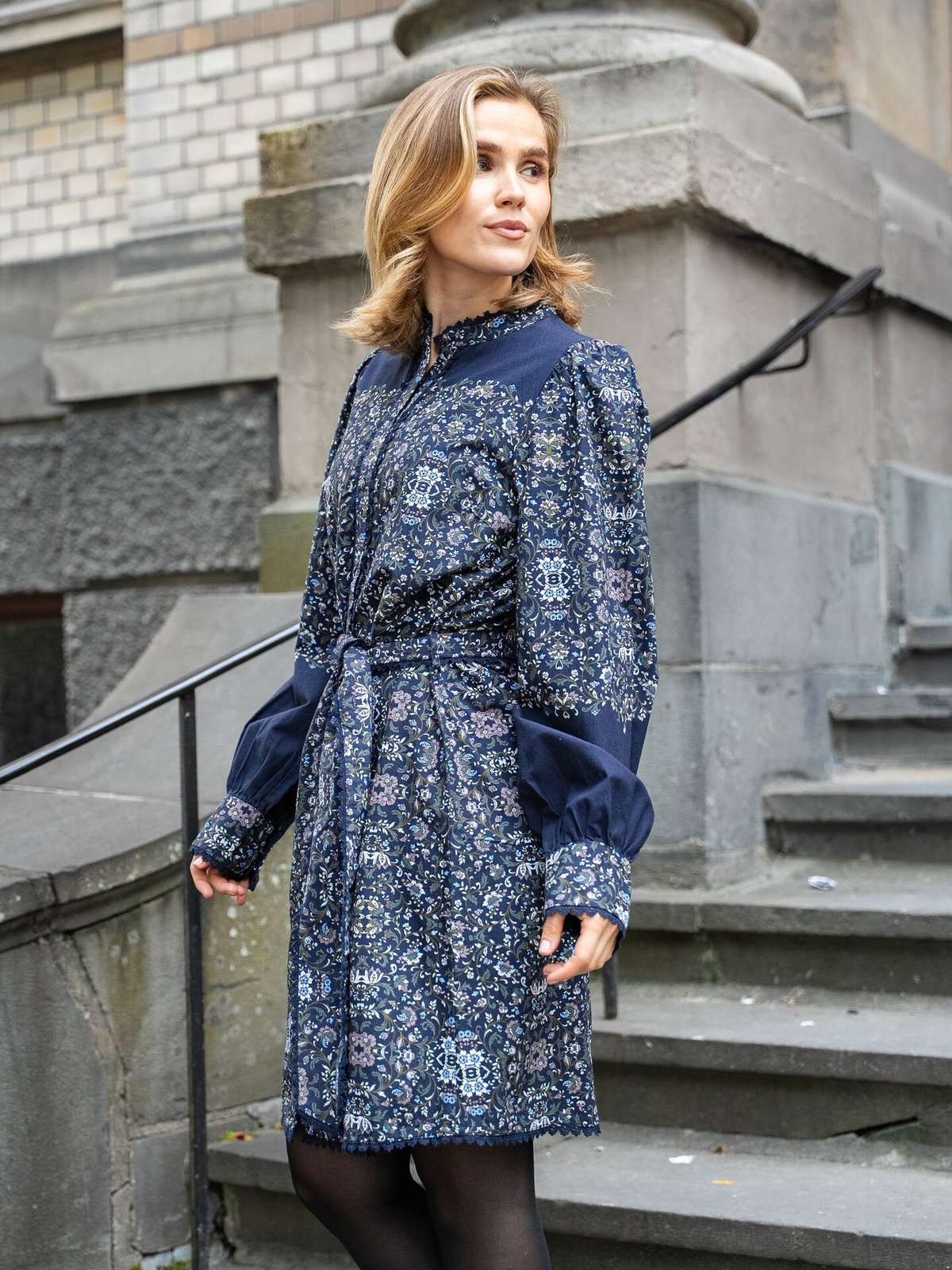 Y.A.S Tillo Long Sleeve Dress Navy Blazer