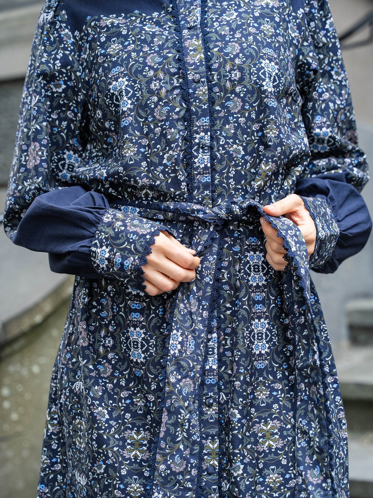 Y.A.S Tillo Long Sleeve Dress Navy Blazer