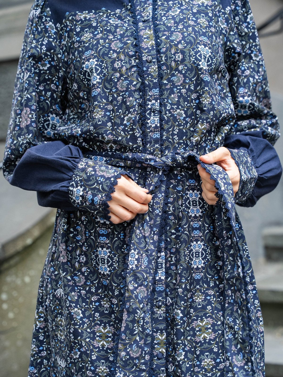 Y.A.S Tillo Long Sleeve Dress Navy Blazer