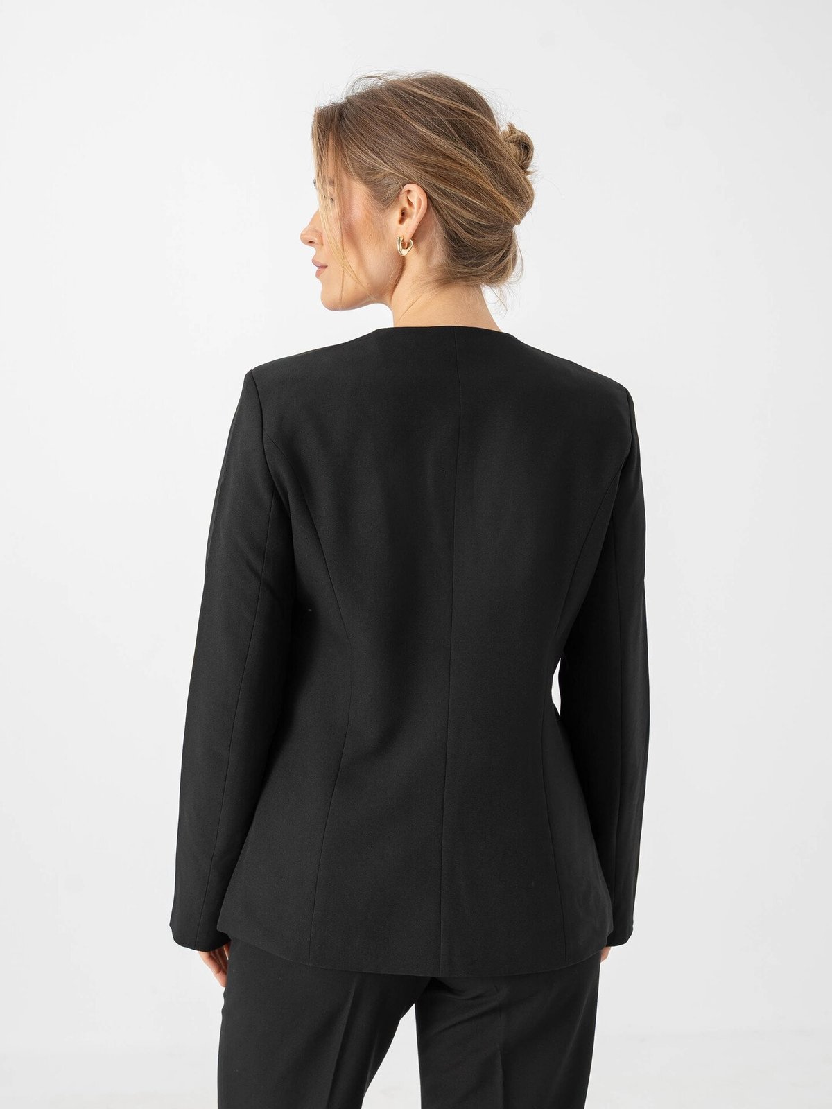 Y.A.S Vetura Long Sleeve Blazer Black