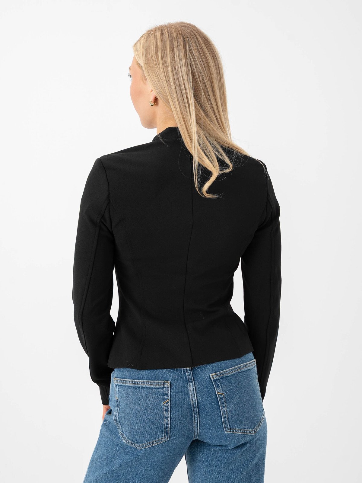 Y.A.S Favo 7/8 Blazer Top Black