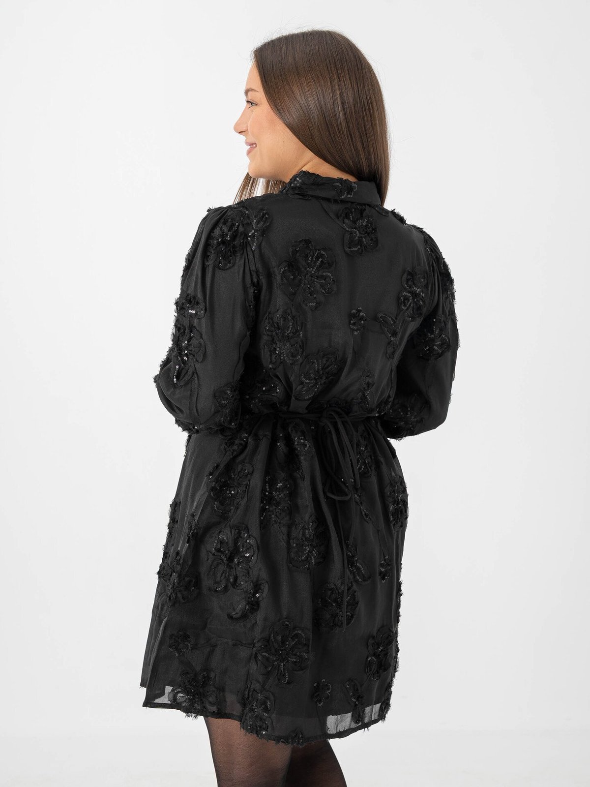 Y.A.S Frima Long Sleeve Dress Black