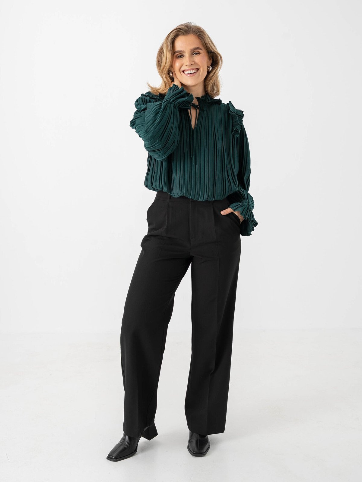 Y.A.S Micco Long Sleeve Top Ponderosa Pine