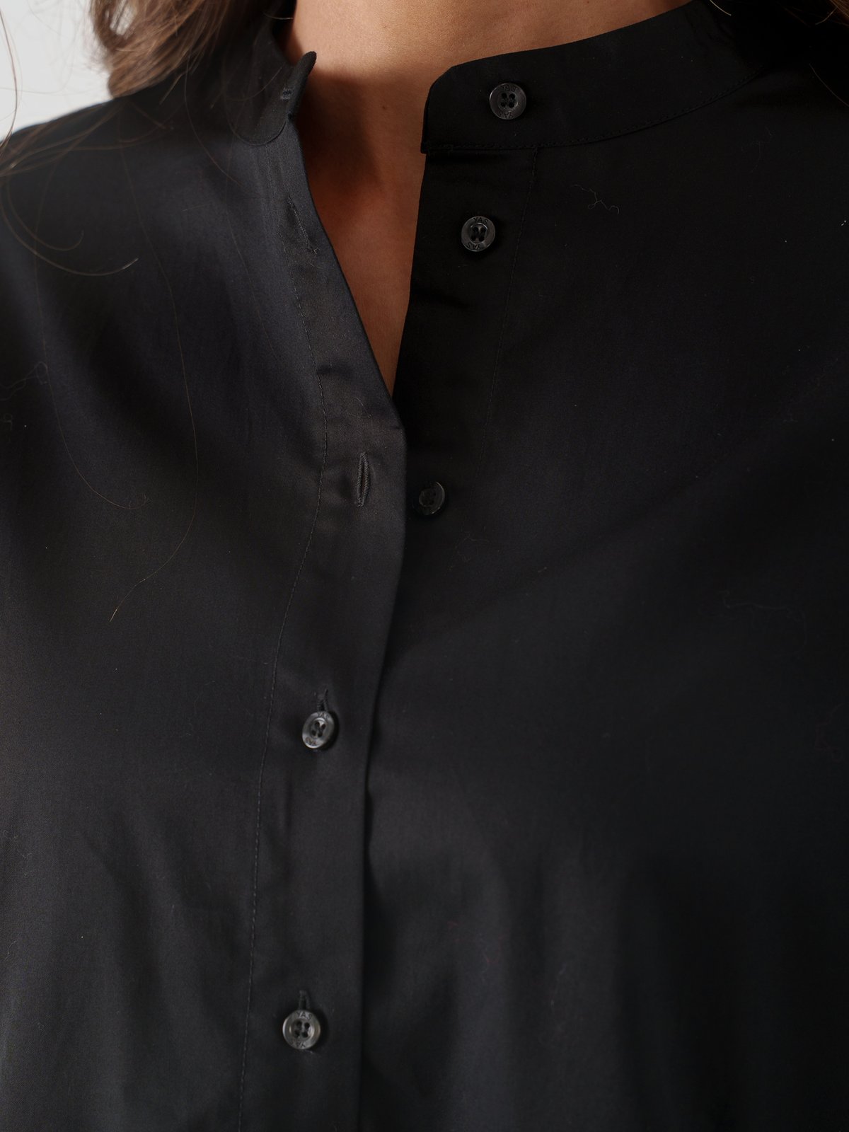Y.A.S Salsy Long Sleeve Shirt S Black
