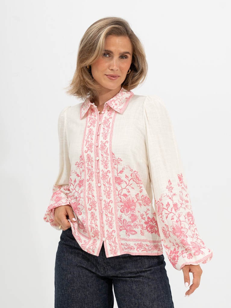 Y.A.S Coralina Long Sleeve Shirt Pristine