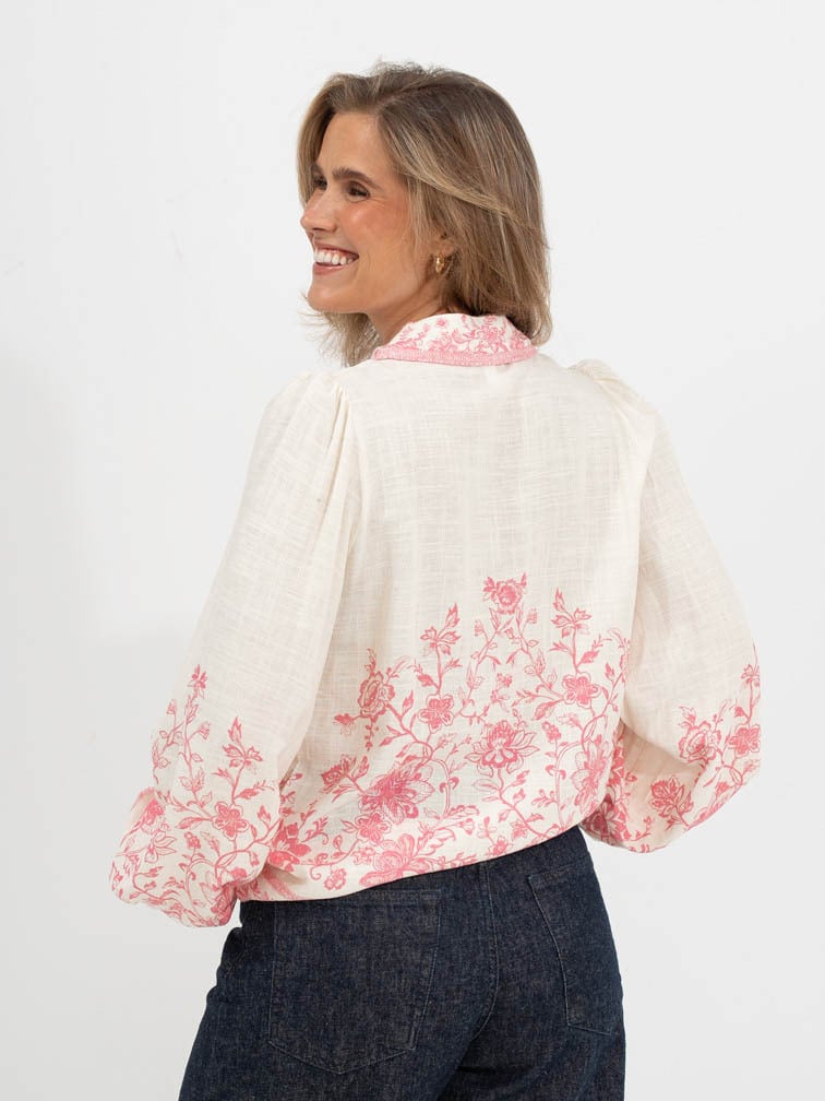 Y.A.S Coralina Long Sleeve Shirt Pristine