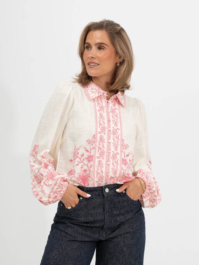 Y.A.S Coralina Long Sleeve Shirt Pristine