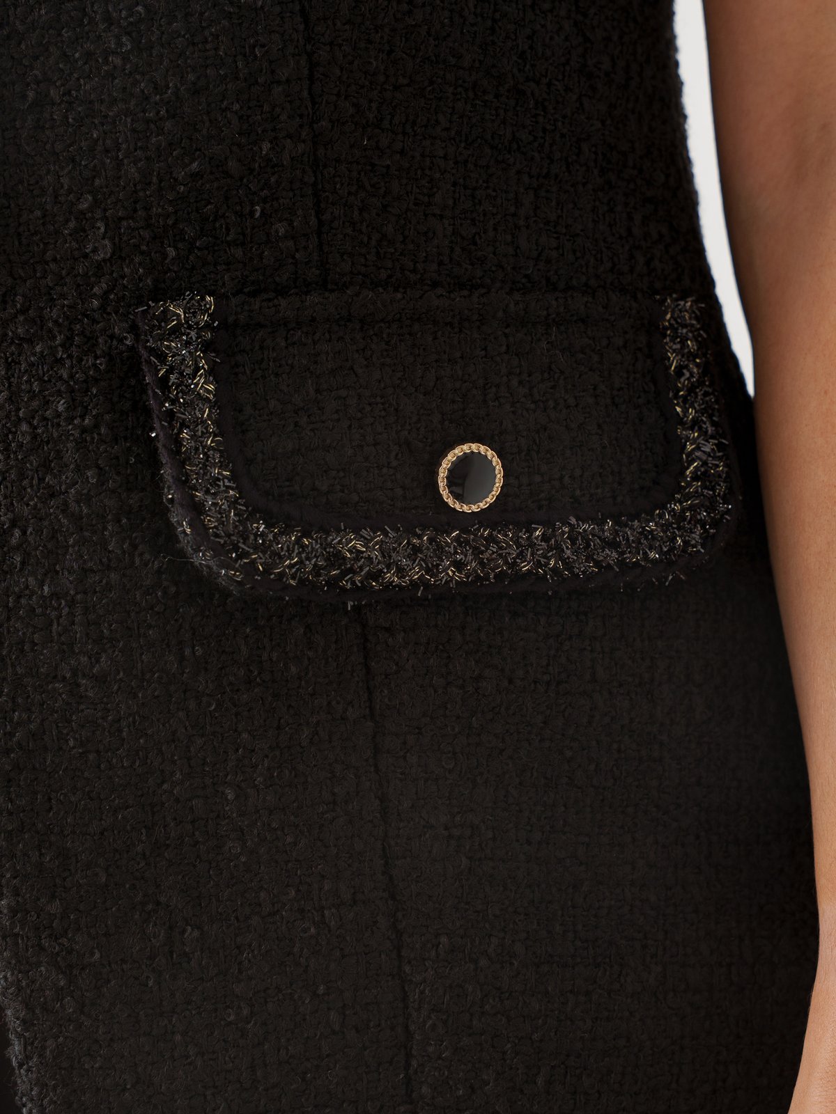 Y.A.S Selina Short Sleeve Blazer Jacket Black