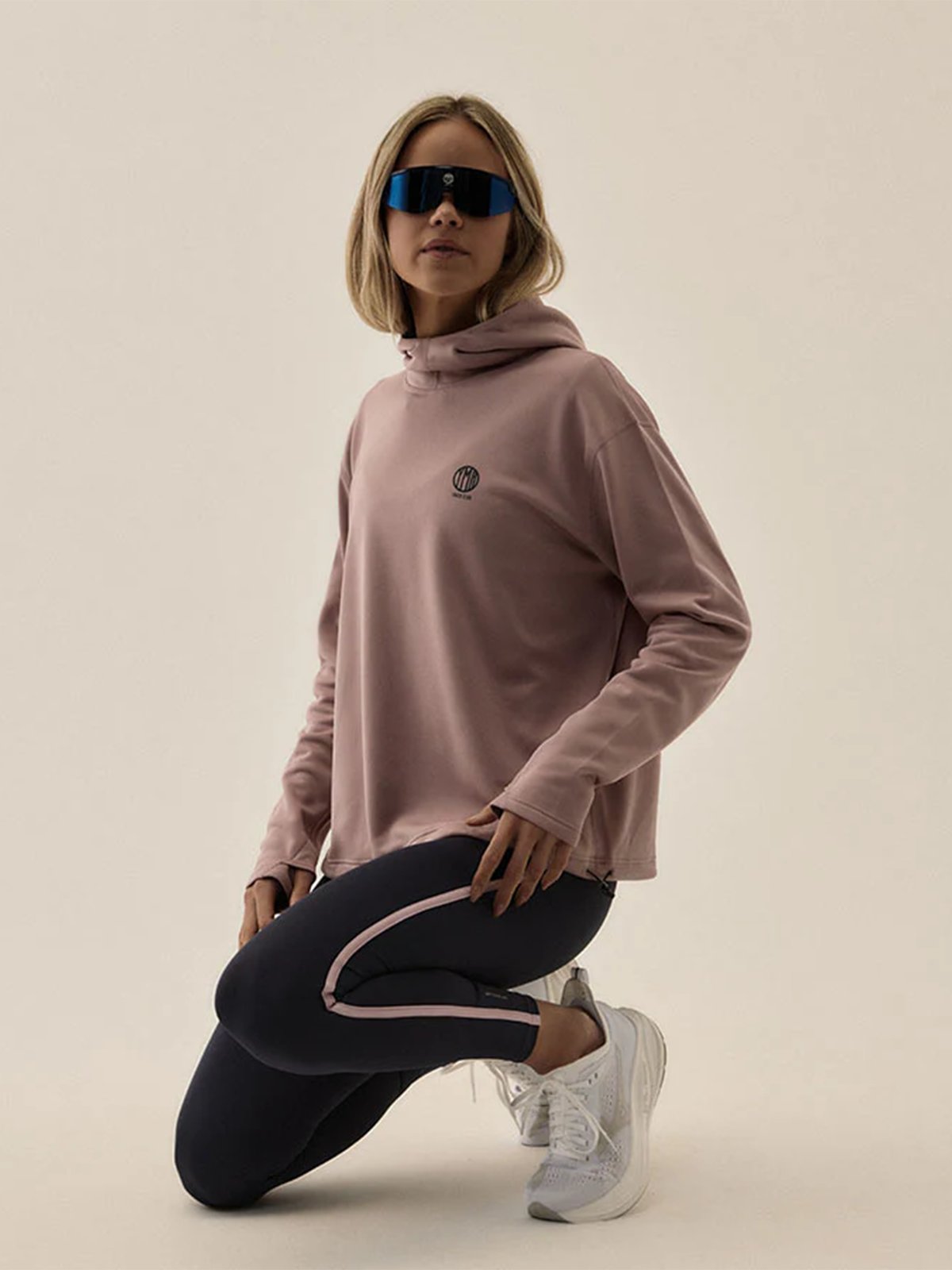 YMR Track Club Åsunden Ladies Oversized Hoodie Retro Pink