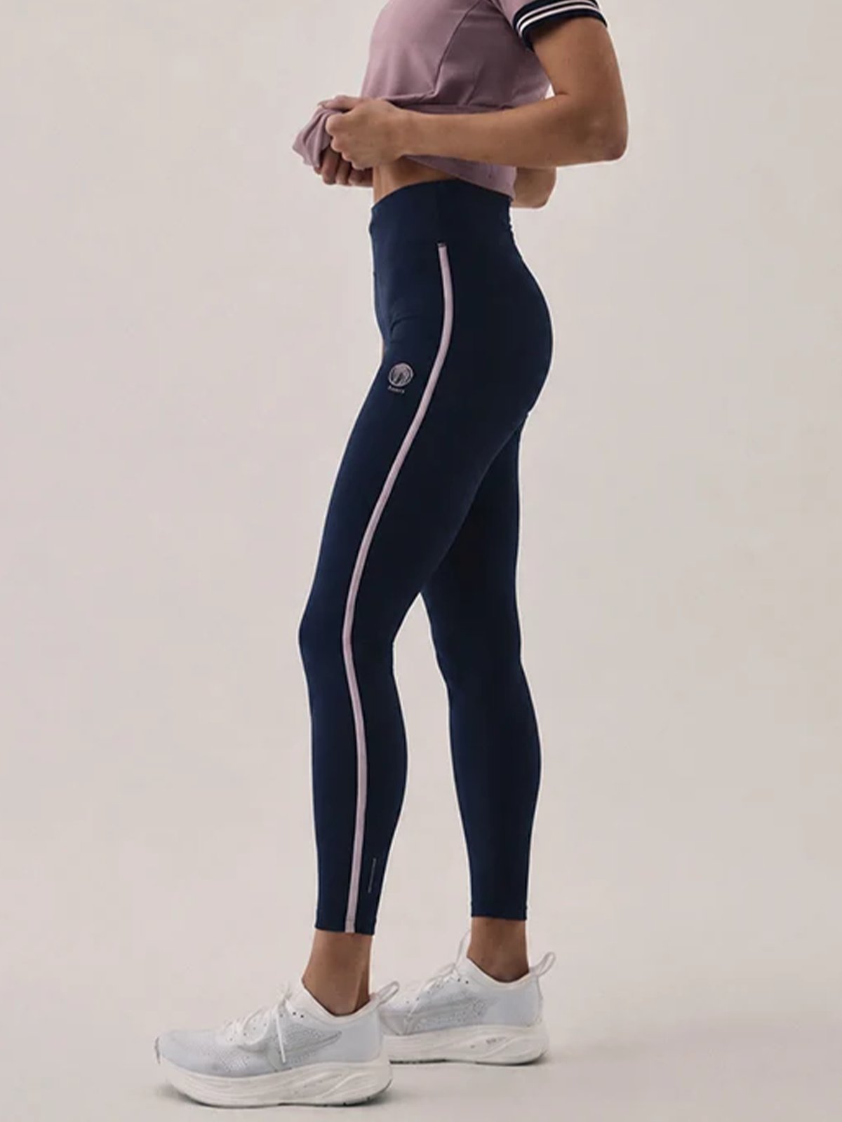 YMR Track Club Kvarnholmen Ladies Tights Navy / Pink