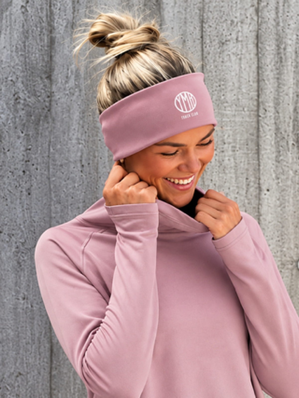 YMR Track Club Siljan Thermal Headband Rosa