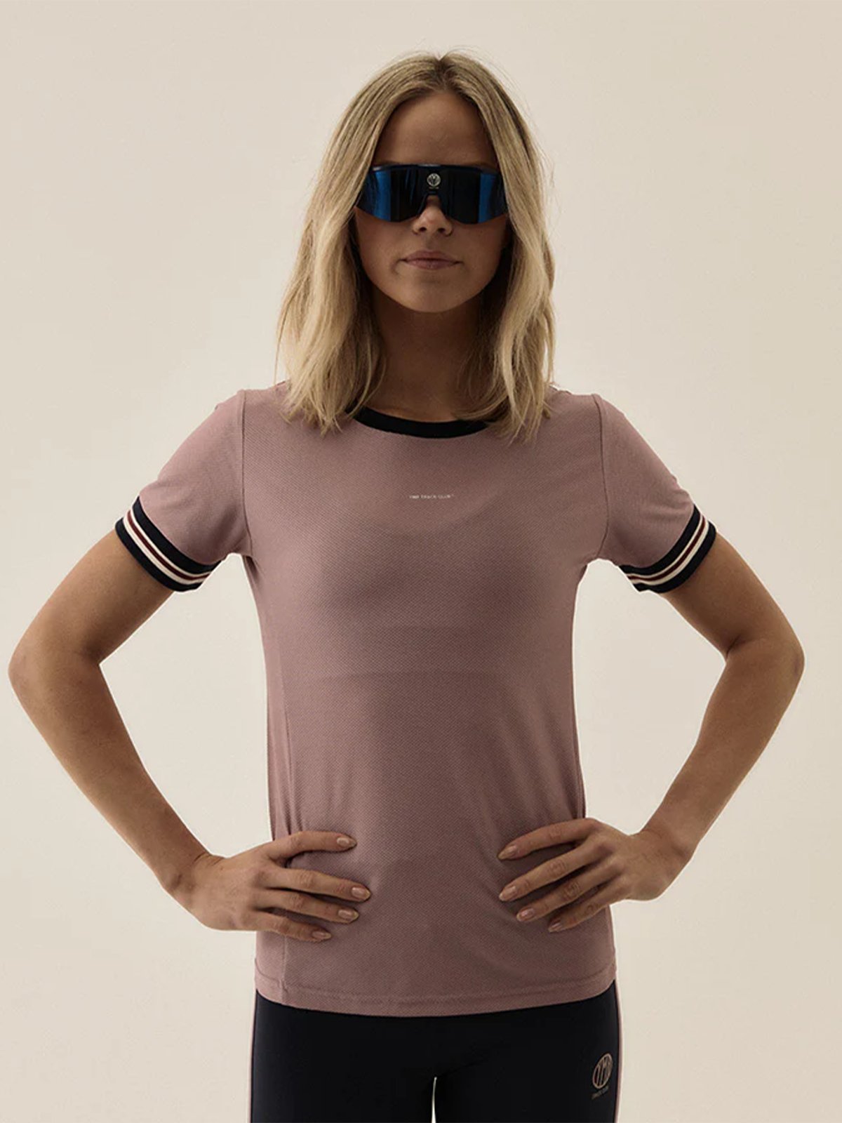 YMR Track Club Utö Ladies Race T-Shirt Retro Pink