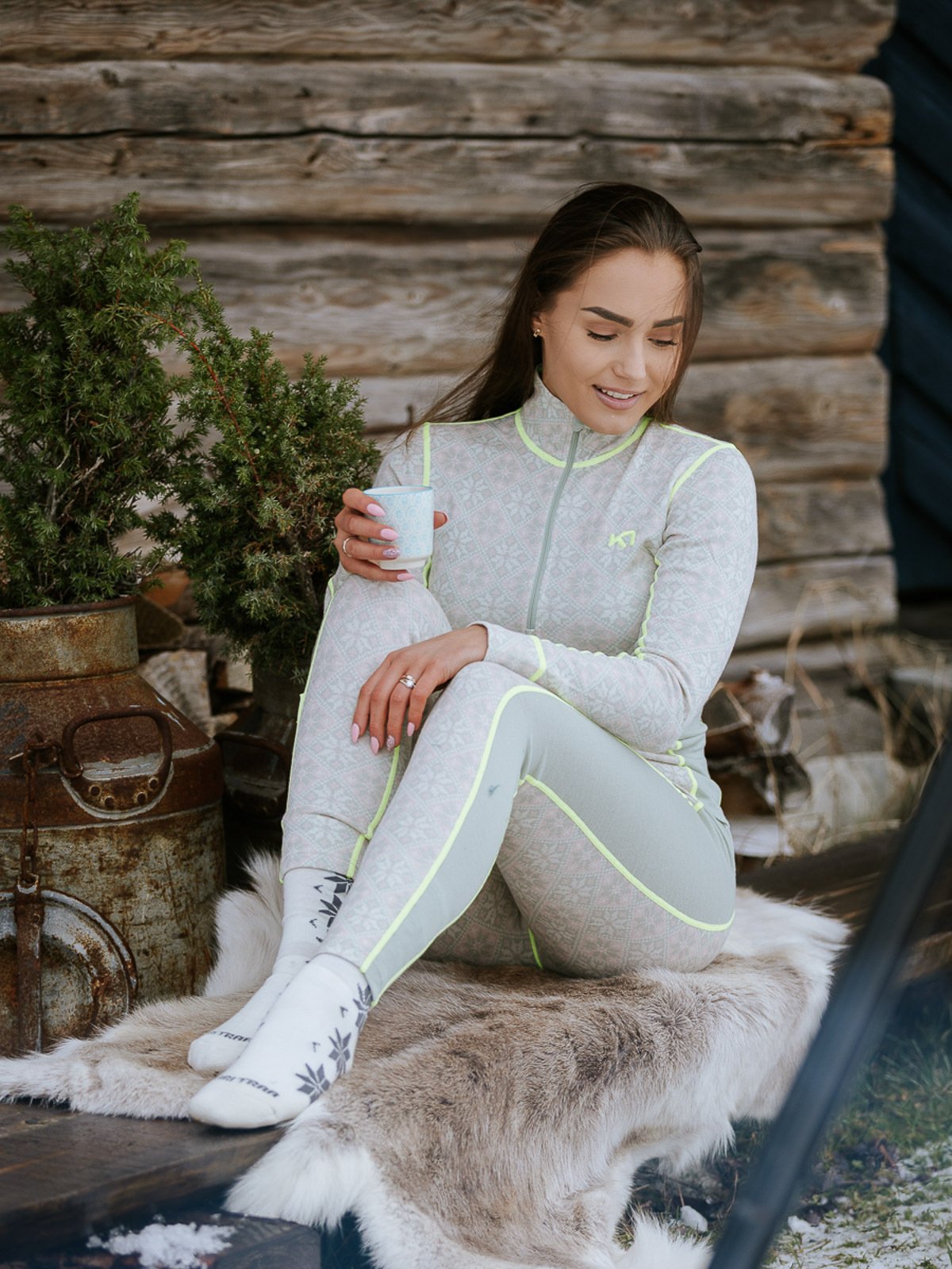 Kari Traa Rose Half Zip Slate