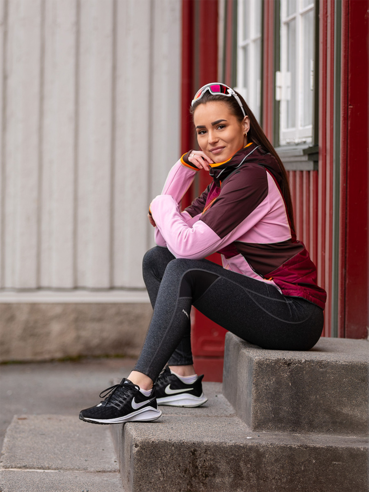 Kari Traa Julie High Waist Tights Black