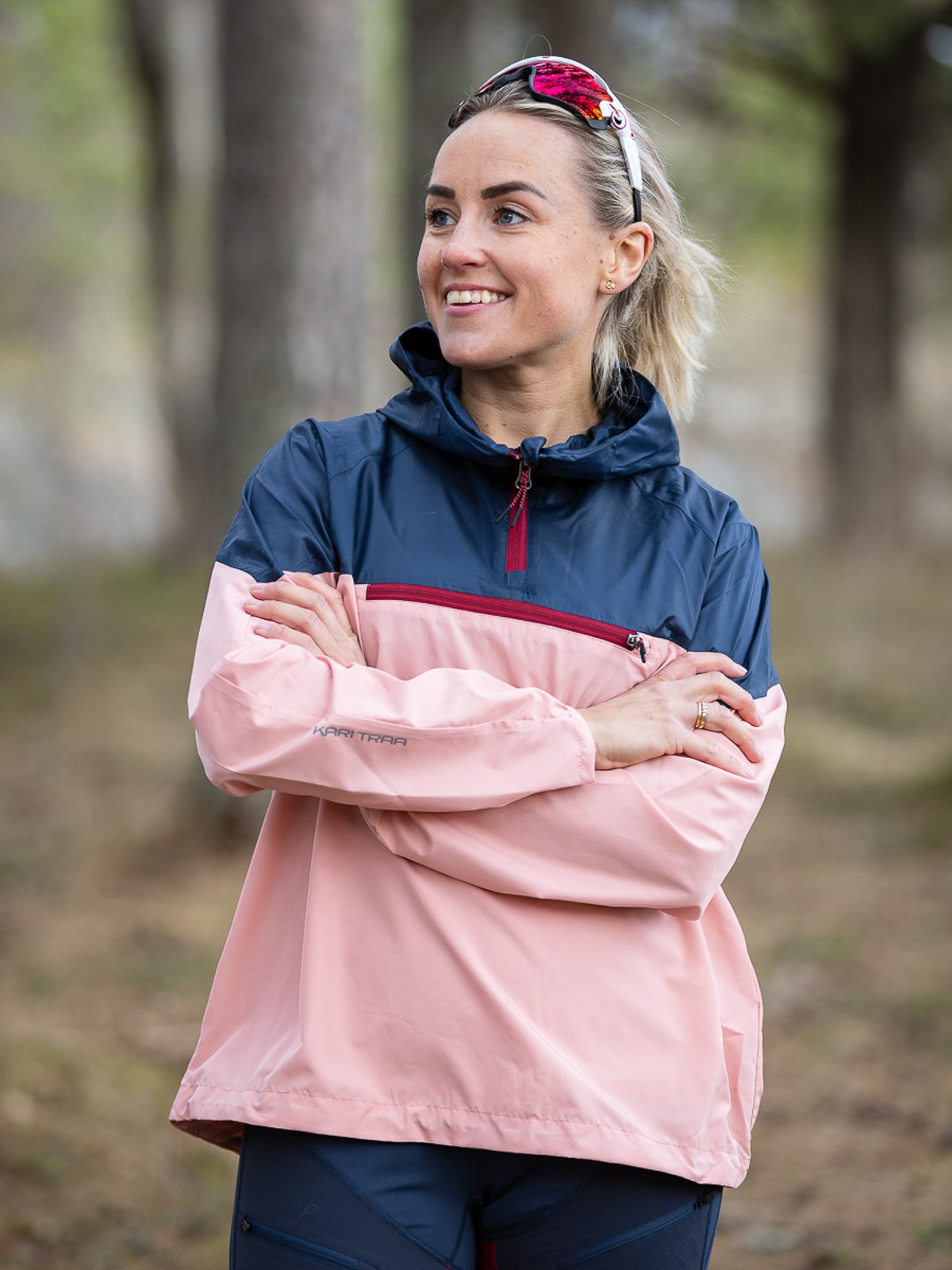 Kari Traa Vilde Wind Anorak - Blå Marin