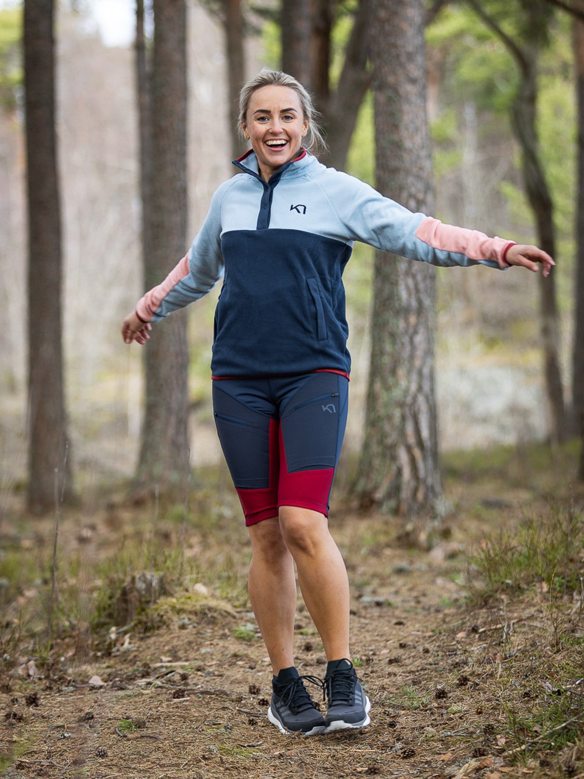 Kari Traa Ane Hiking Shorts Marin