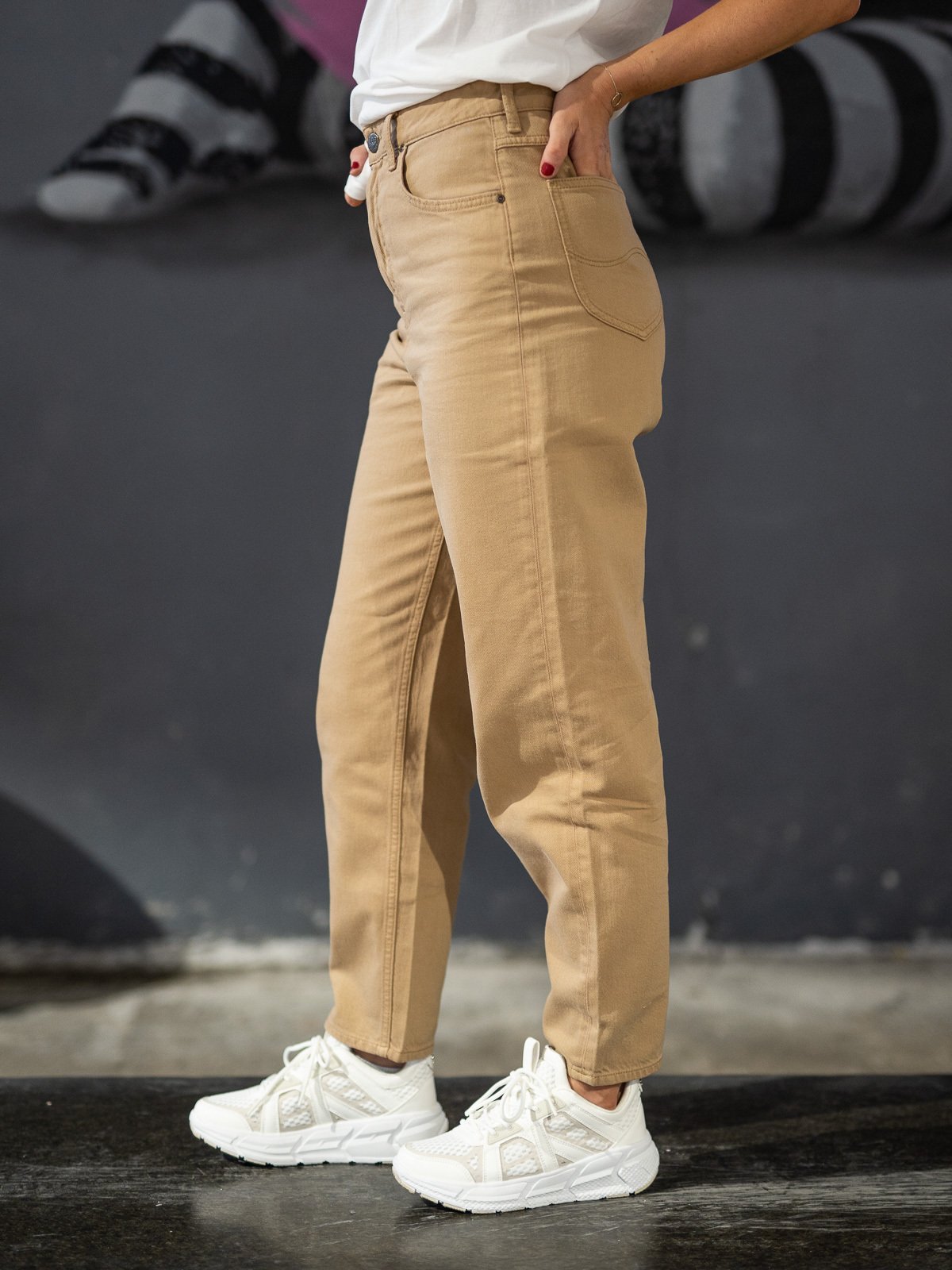 Lee Stella Tapered Stone Grey