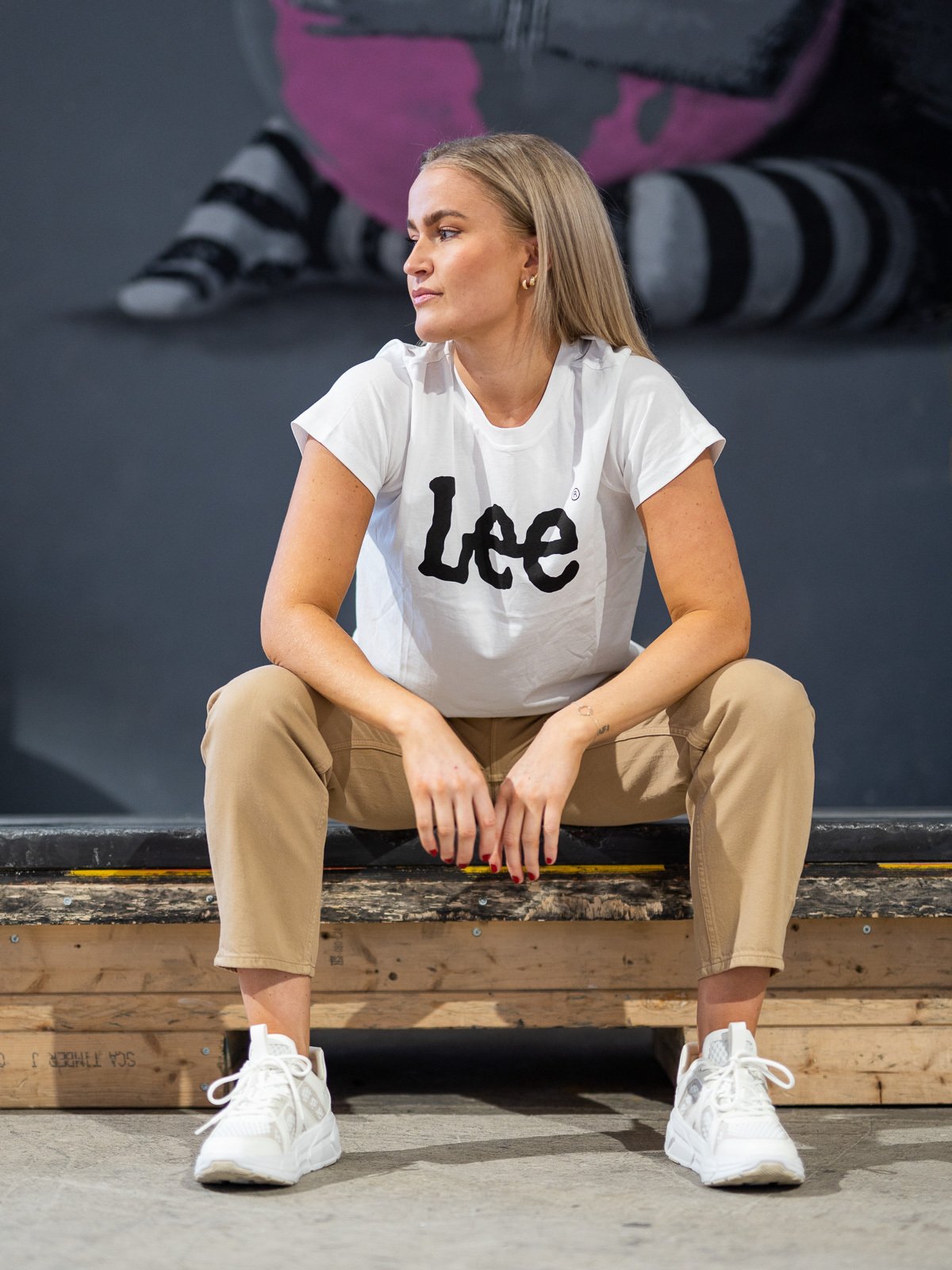 Lee Stella Tapered Stone Grey