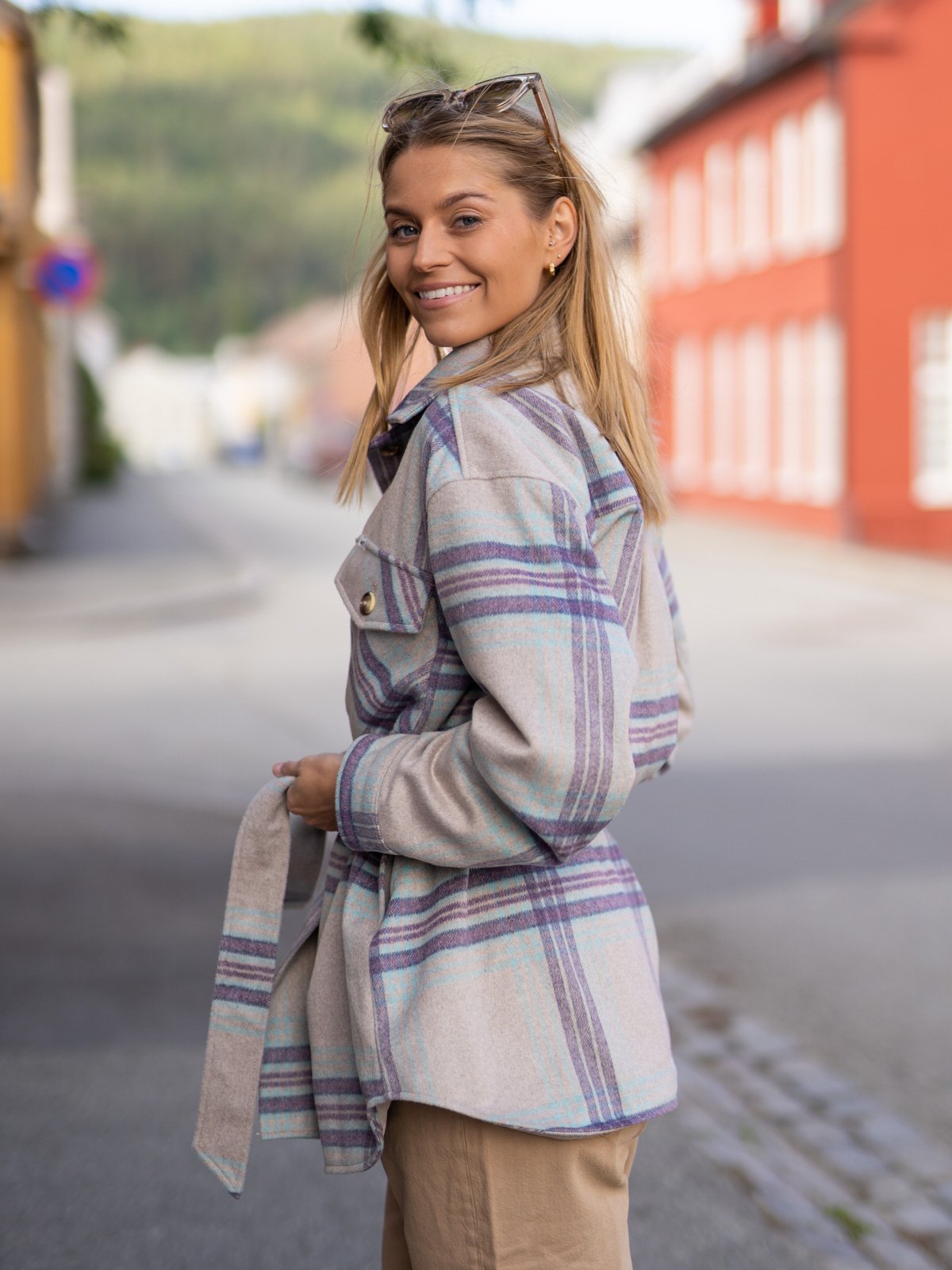 Lee Wool Overshirt Steel Green