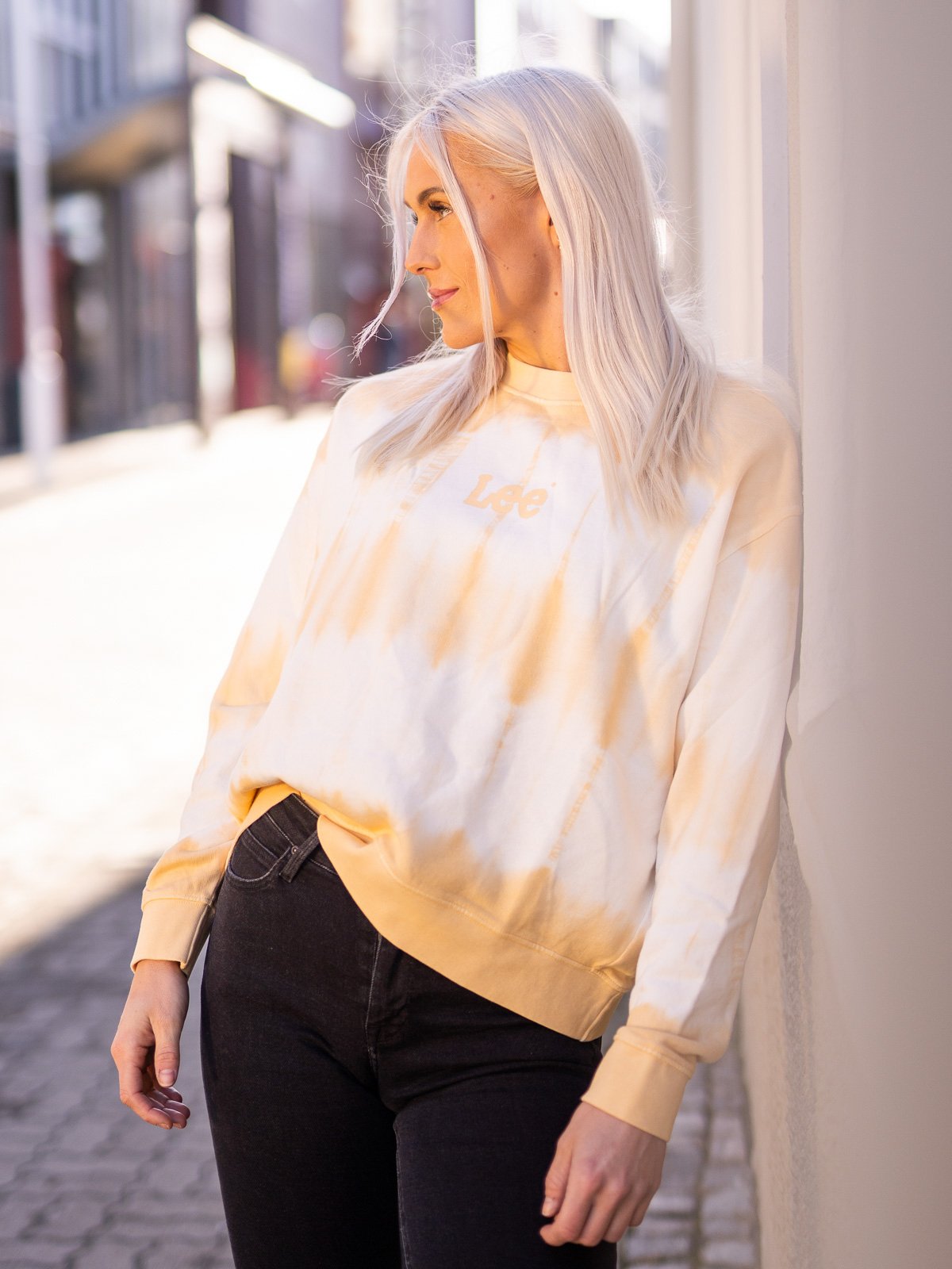 Lee Tie Dye Sweatshirt Golden Beam
